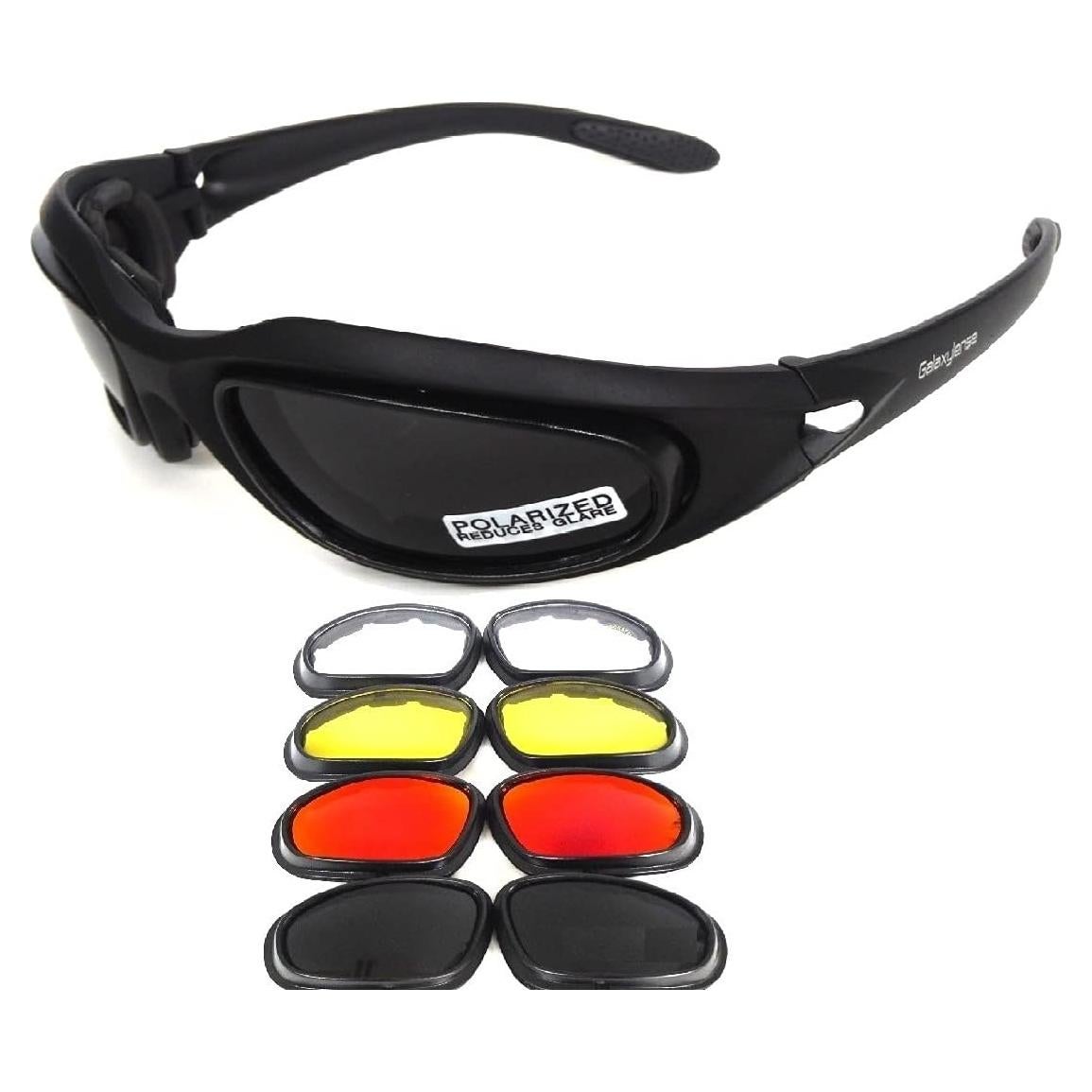 Gafas Tácticas GalaxyLense - 3 Lentes Policarbonato UV