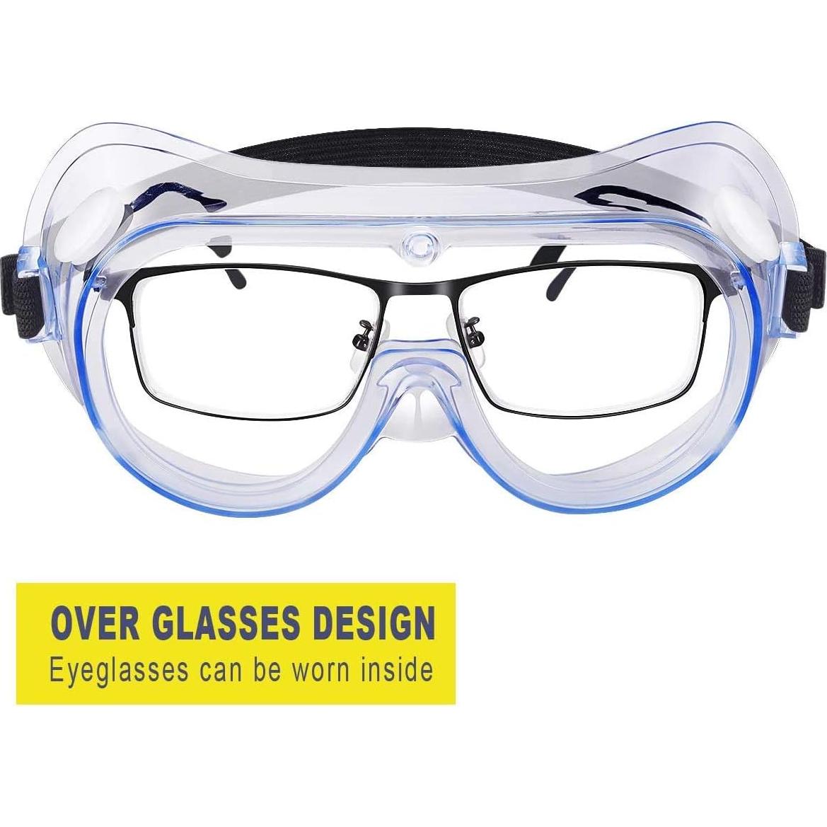 Gafas de Seguridad YunTuo 10 Paquete Antivaho UV