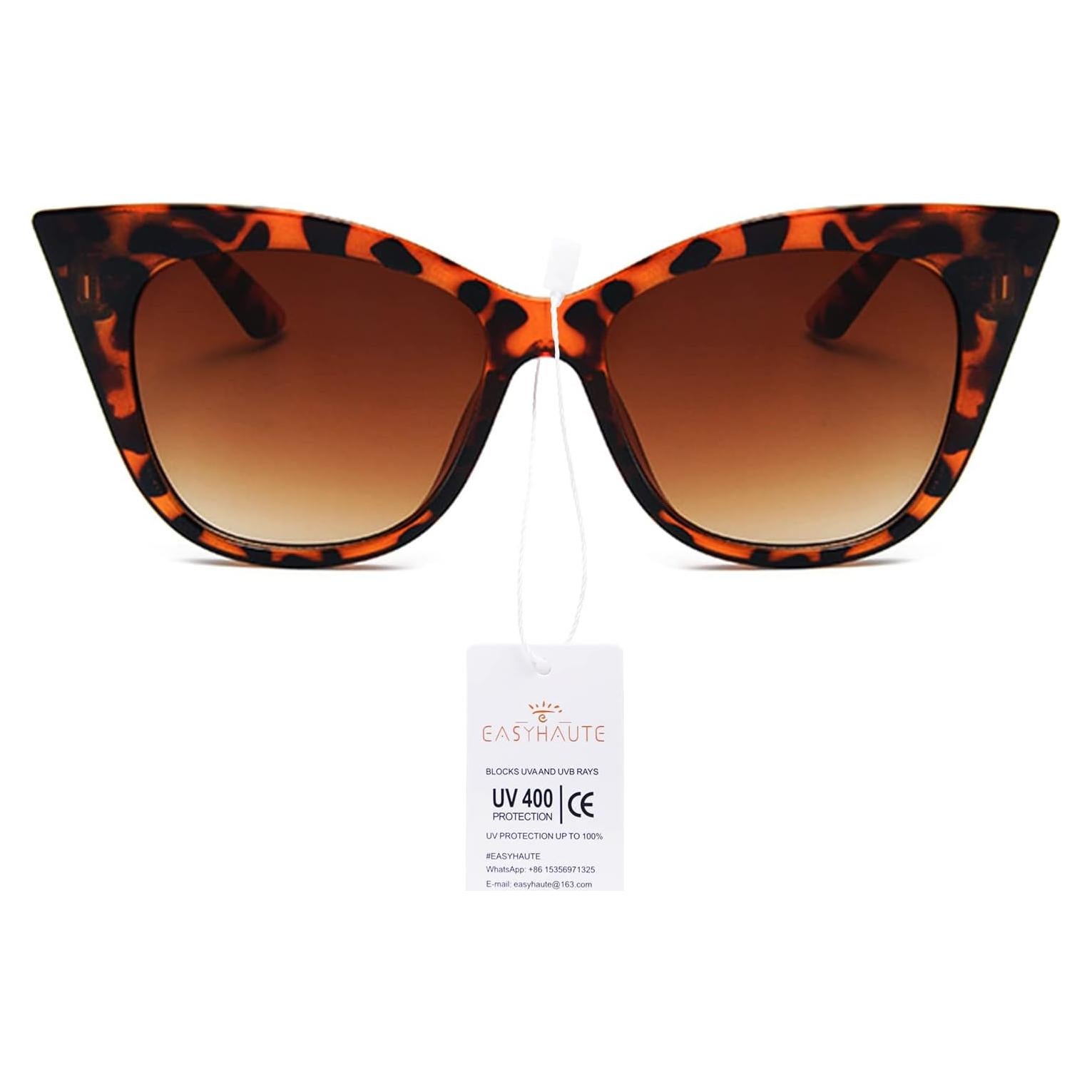 Gafas de Sol Ojo de Gato EASYHAUTE UV400 Retro Mujeres