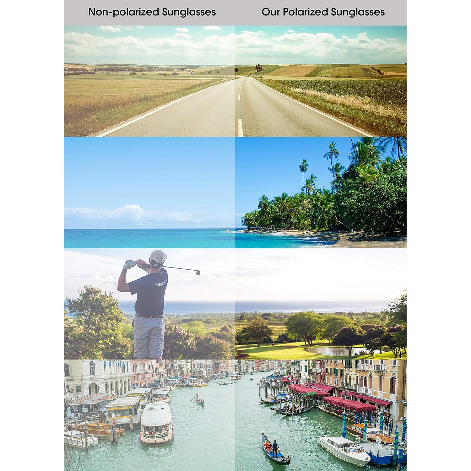 Gafas de Sol Aviador Polarizadas JIM HALO Marco Negro