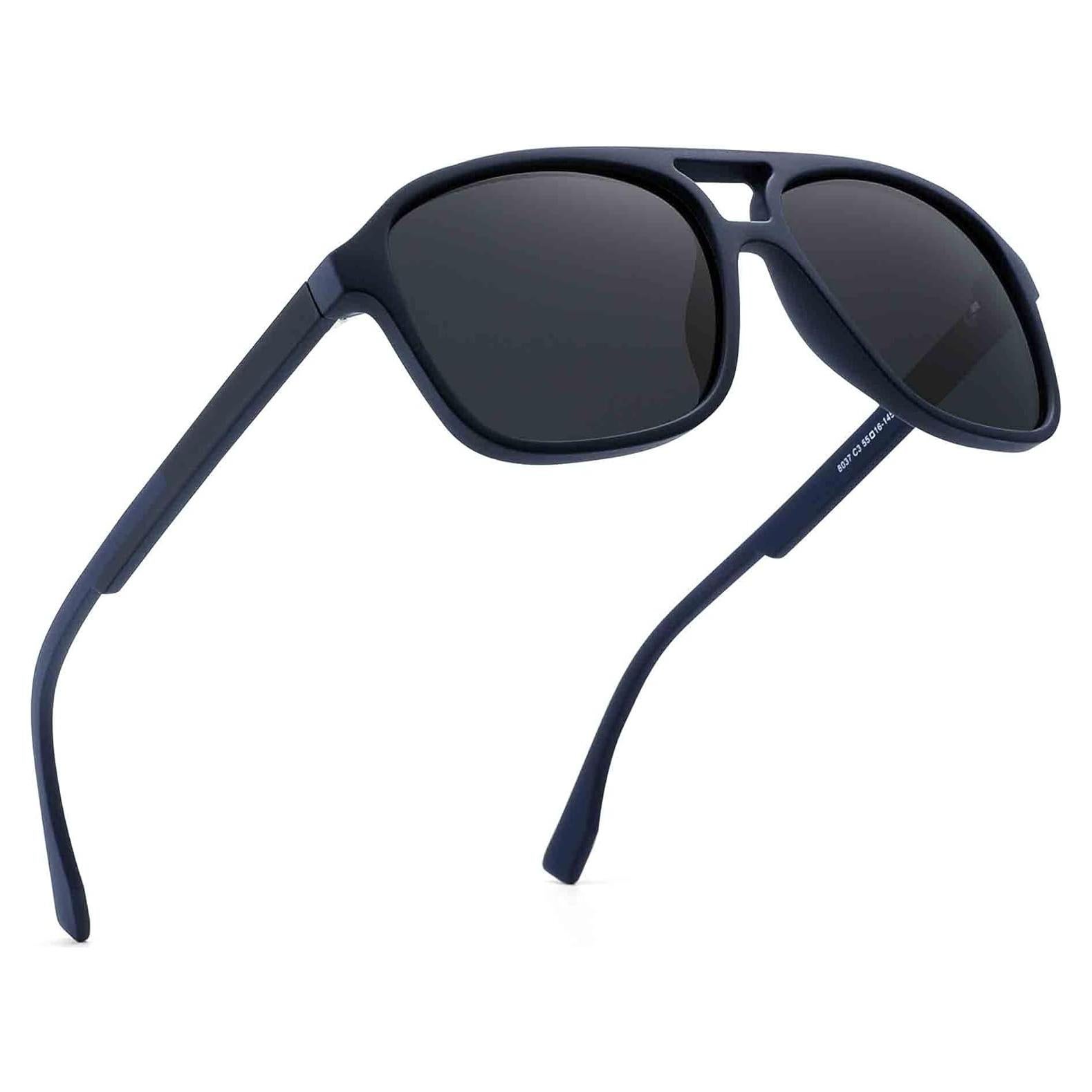 Gafas de Sol Aviador JIM HALO Polarizadas Marco Azul