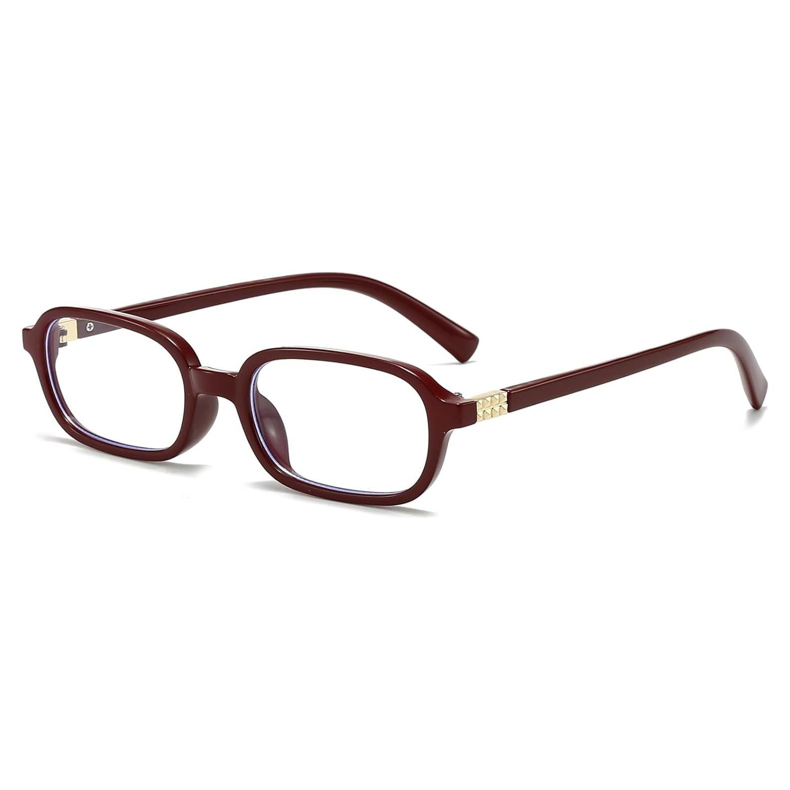 Gafas Retro Breaksun B70 Bloqueo Luz Azul 60mm Rojo