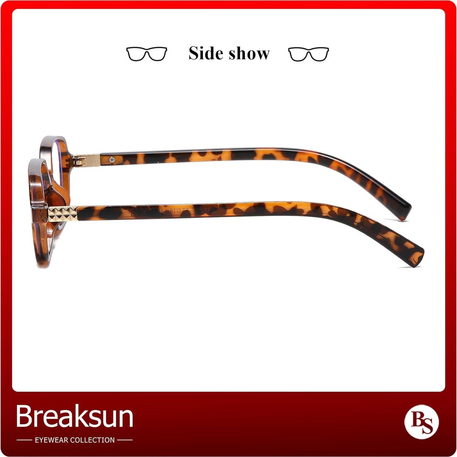 Gafas Rectangulares Retro Breaksun B70 Bloqueo Luz Azul