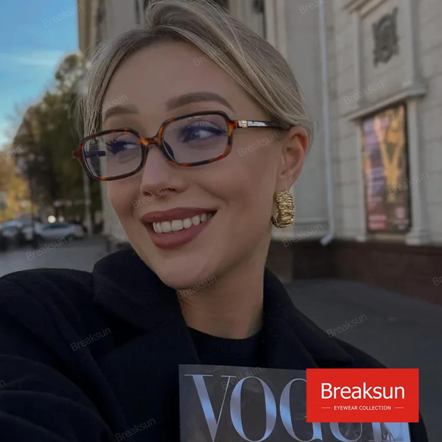 Gafas Retro Breaksun B70 Bloqueadoras Luz Azul 60mm