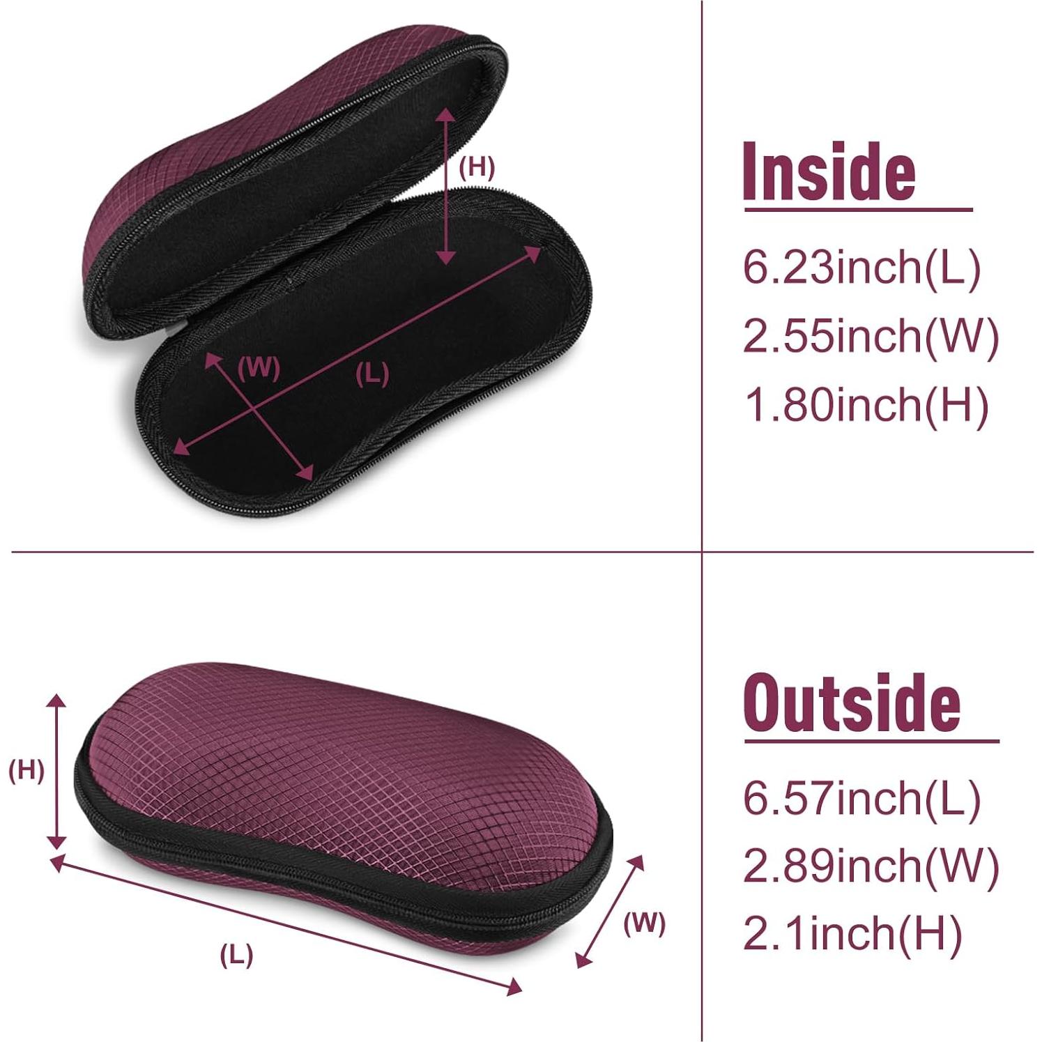 Funda de Gafas Fintie EVA Resistente con Mosquetón y Cierre