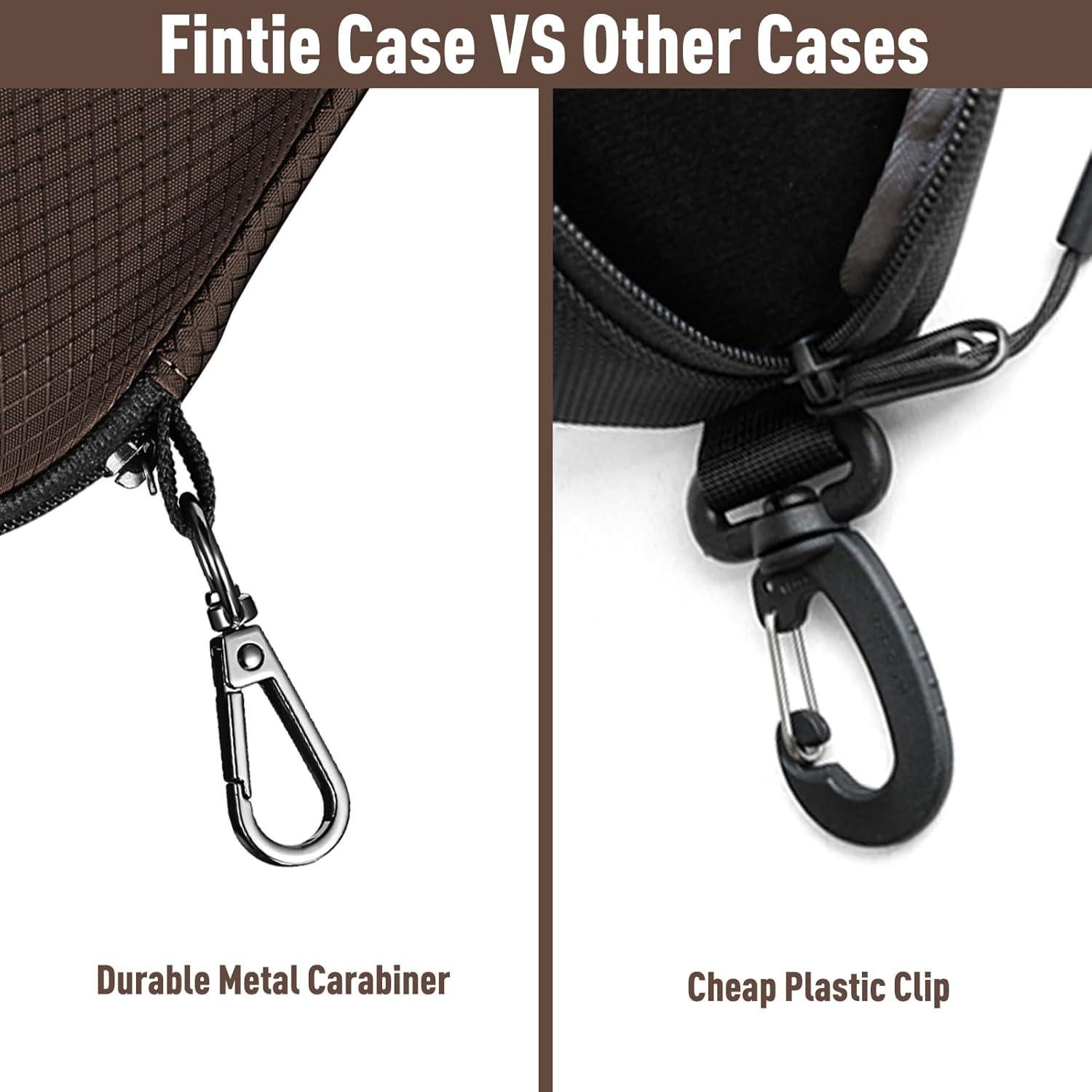 Estuche Duro Fintie para Gafas con Mosquetón y Cierre