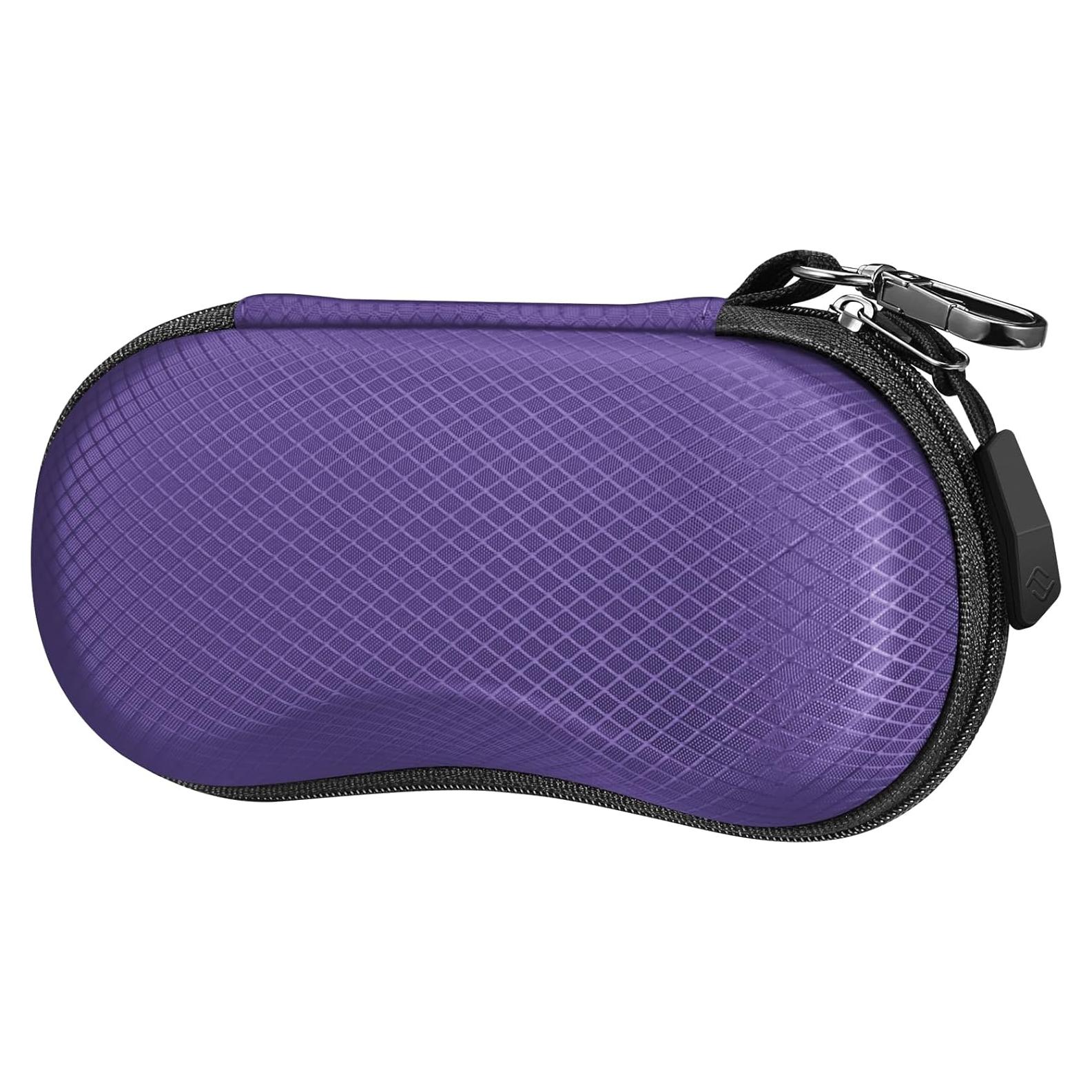 Funda de Gafas Fintie AGSB Dura EVA con Mosquetón Violeta
