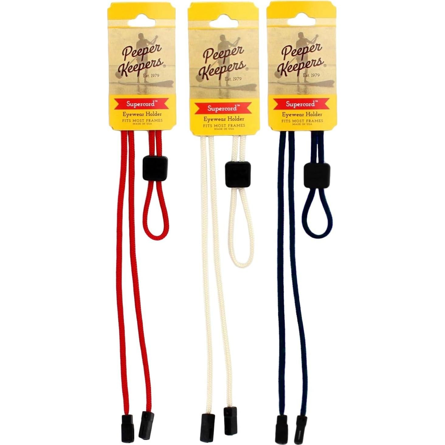 Retenedor de Gafas Peeper Keepers Ajustable con Paño Microfibra