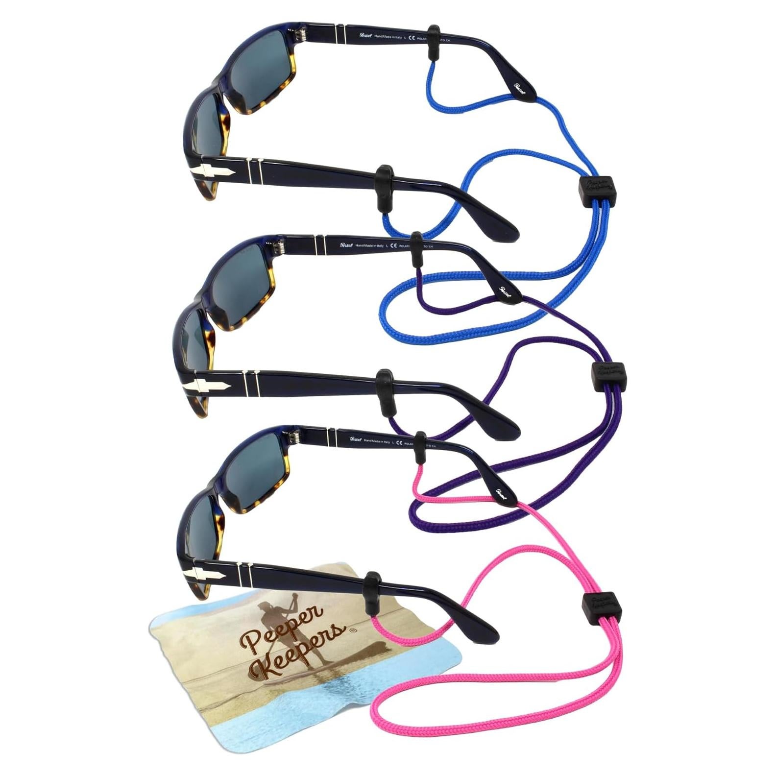 Retenedor de Gafas Peeper Keepers Ajustable con Paño Microfibra