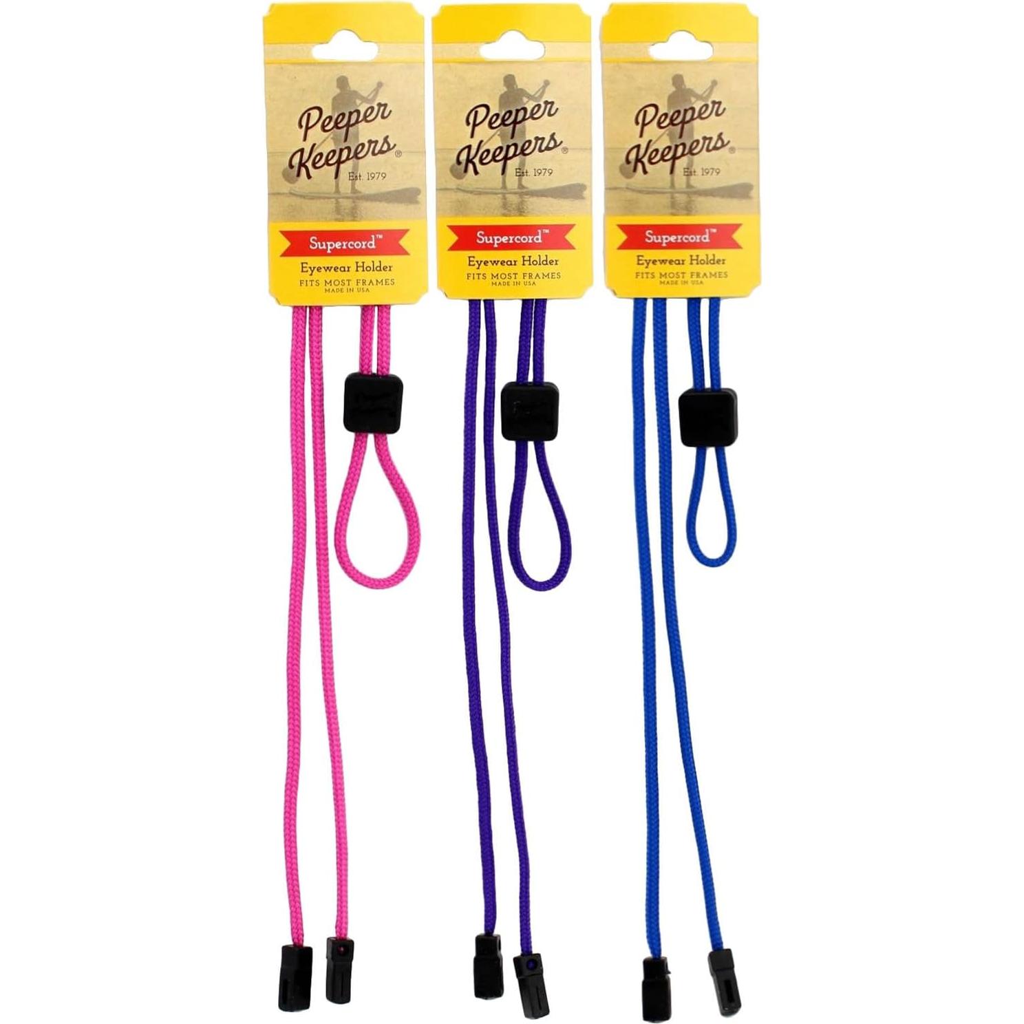 Retenedor de Gafas Peeper Keepers Ajustable con Paño Microfibra