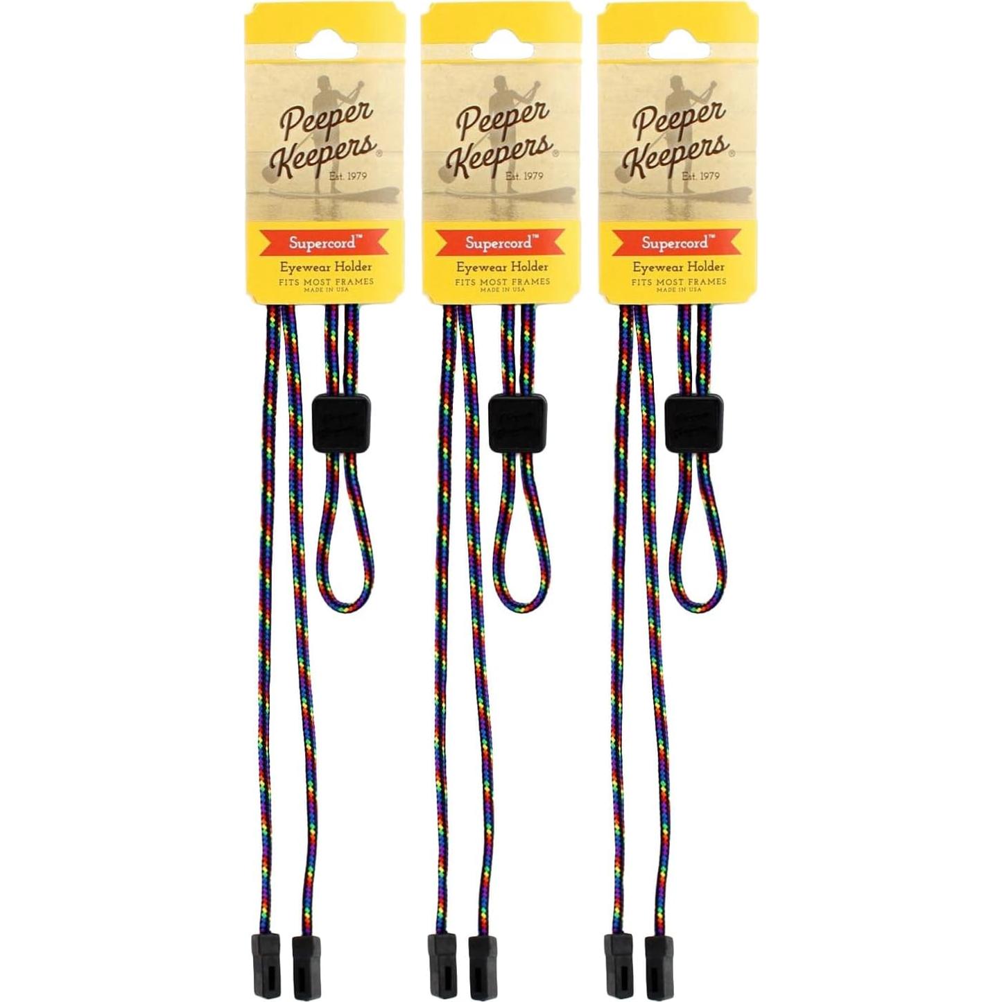 Retenedor de Gafas Peeper Keepers 3 Pack Multicolor con Paño