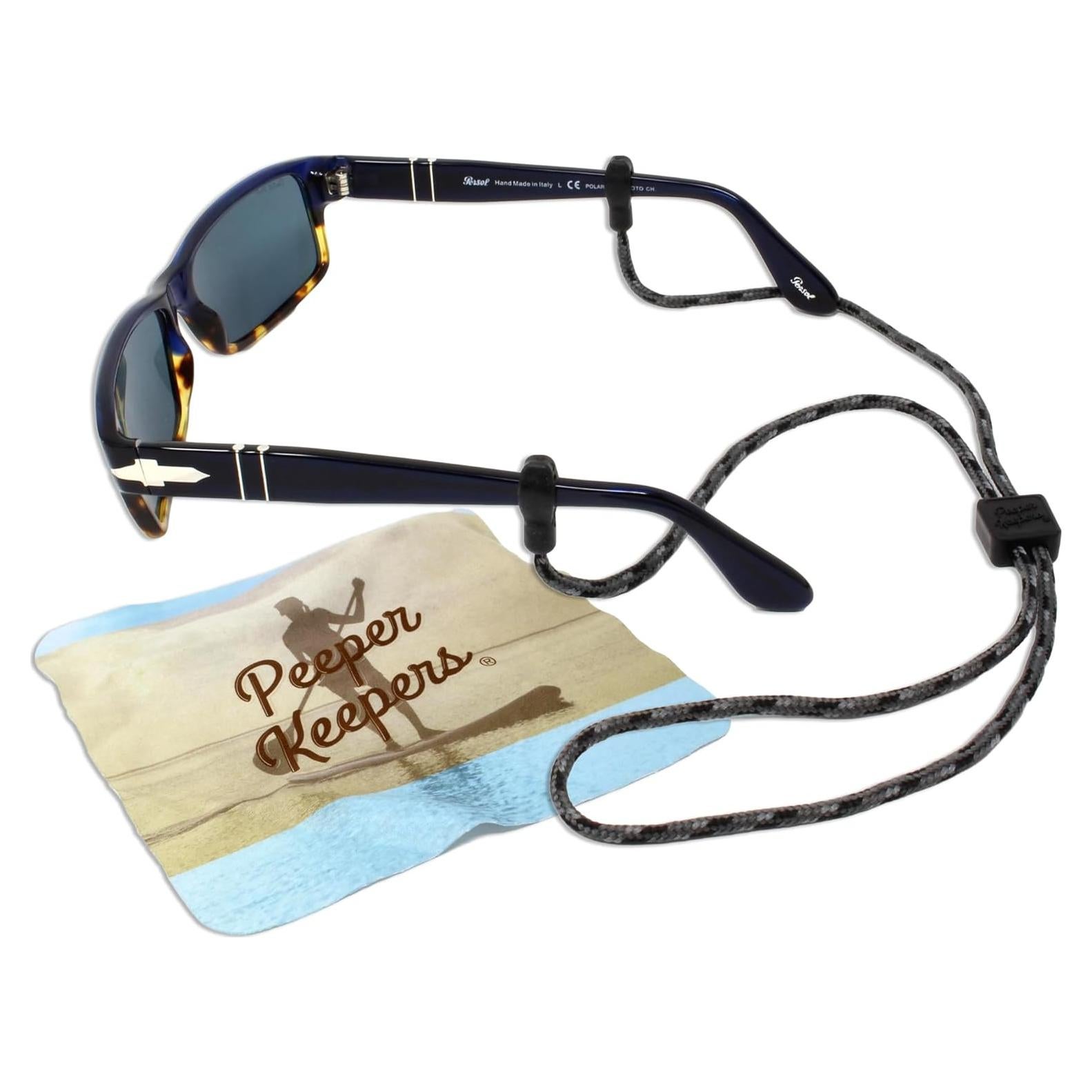 Retenedor de Gafas Peeper Keepers Ajustable con Paño Microfibra