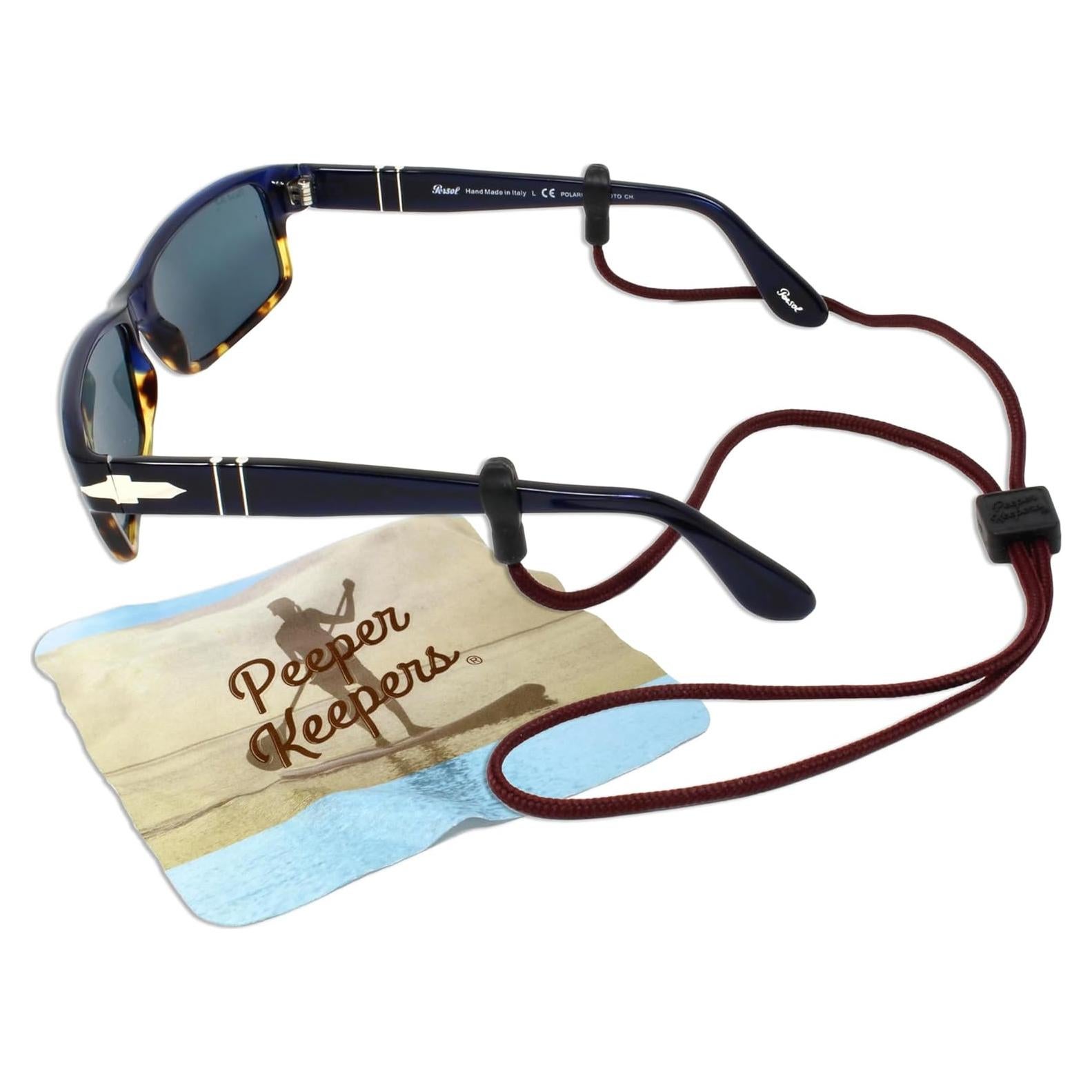 Retenedor de Gafas Peeper Keepers Ajustable con Paño Microfibra