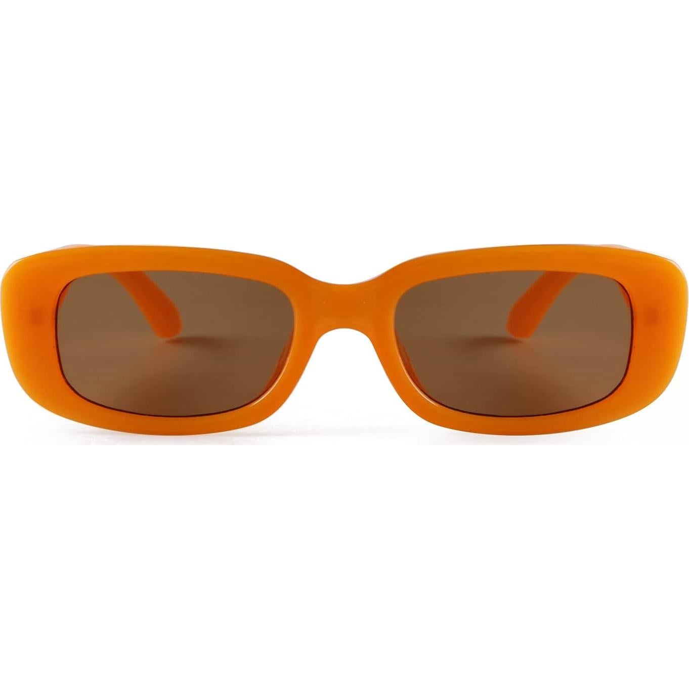 Gafas de sol rectangulares ADE WU unisex retro 90s UV400