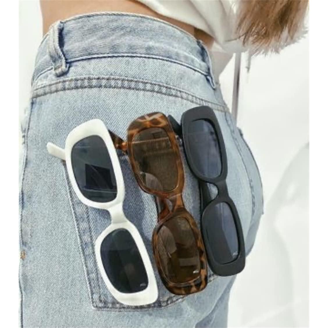 Gafas de sol rectangulares ADE WU unisex retro 90s UV400