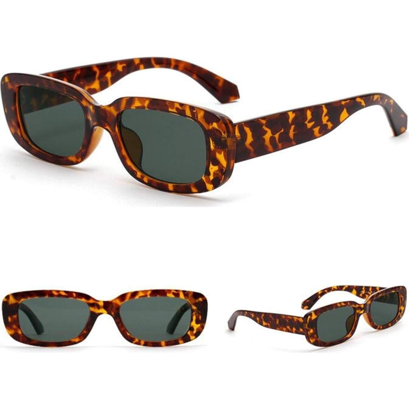 Gafas de sol rectangulares ADE WU unisex retro 90s UV400