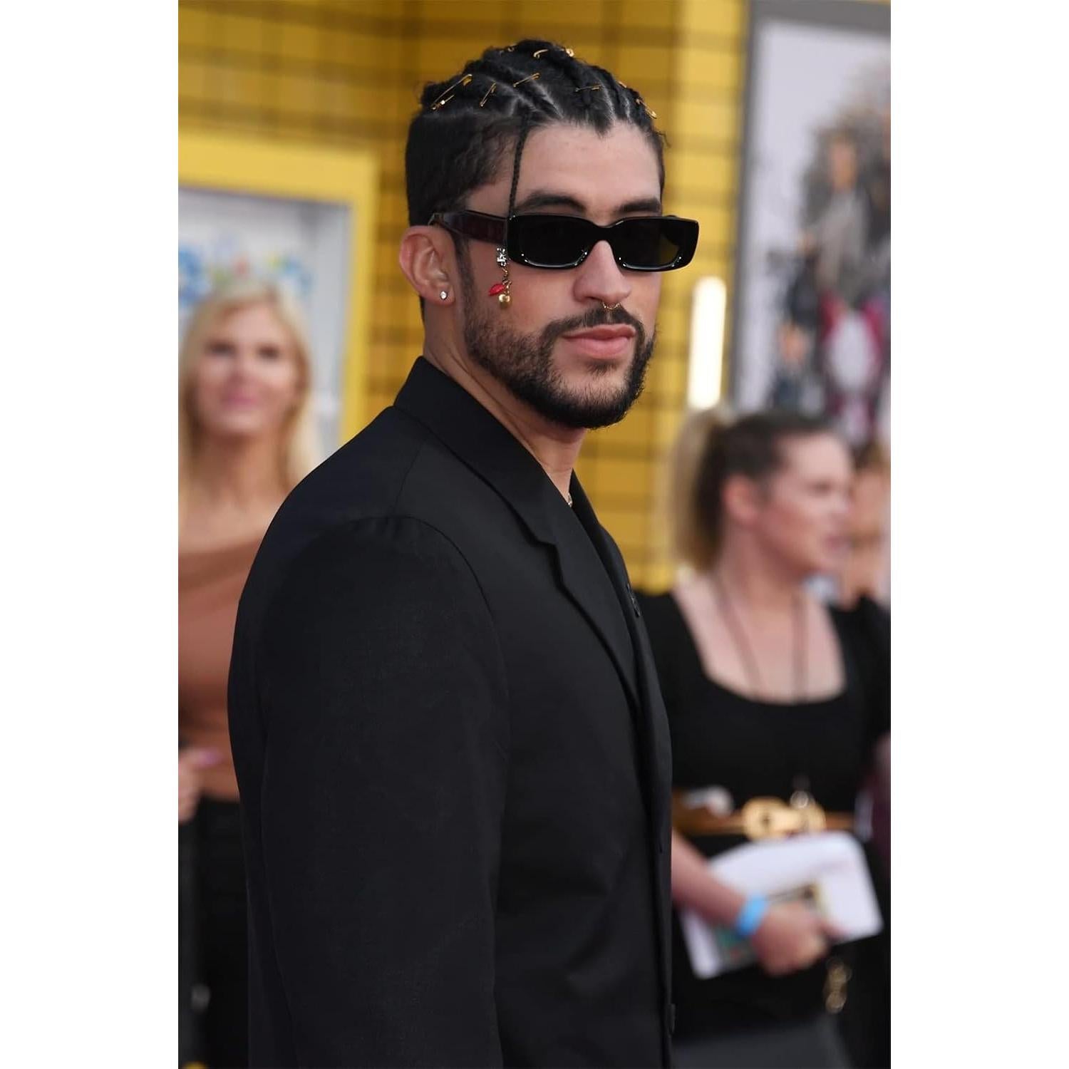 Gafas de sol rectangulares ADE WU unisex retro 90s