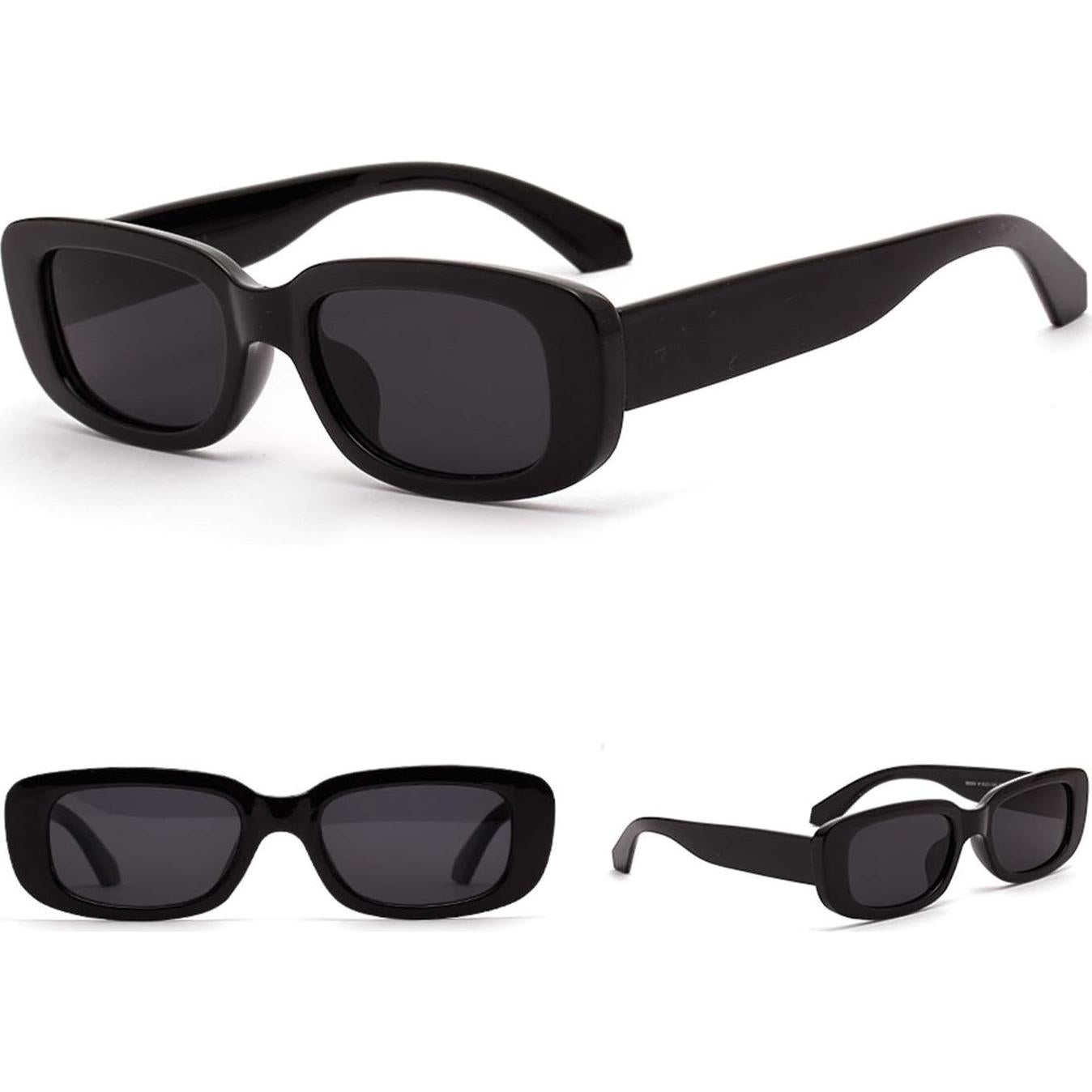 Gafas de sol rectangulares ADE WU unisex retro 90s