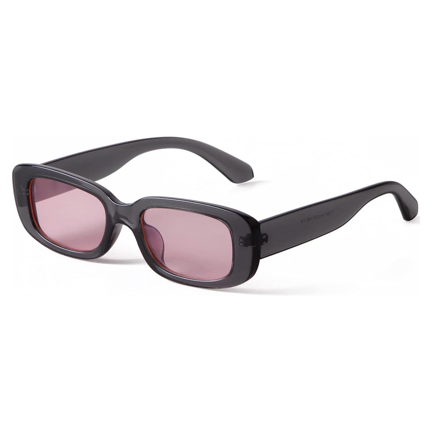 Gafas de sol rectangulares ADE WU unisex retro 90s UV400