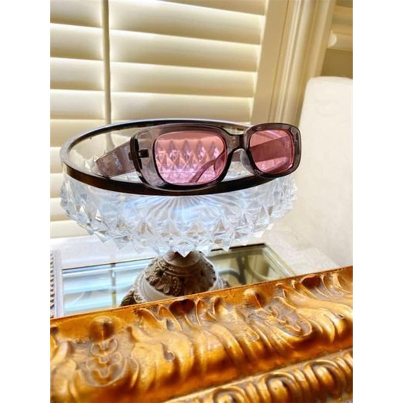 Gafas de sol rectangulares ADE WU unisex retro 90s UV400