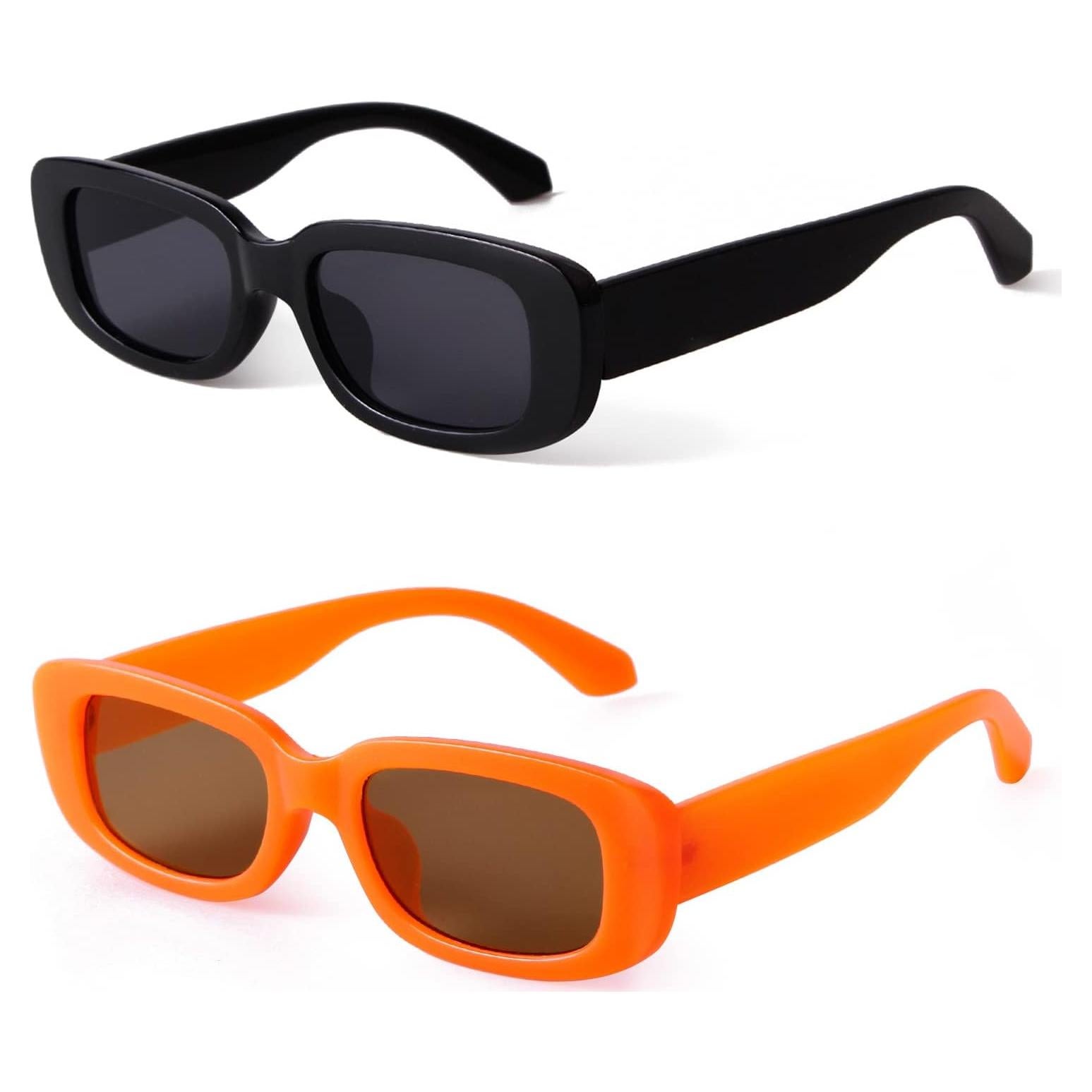 Gafas de sol rectangulares ADE WU unisex retro 90s