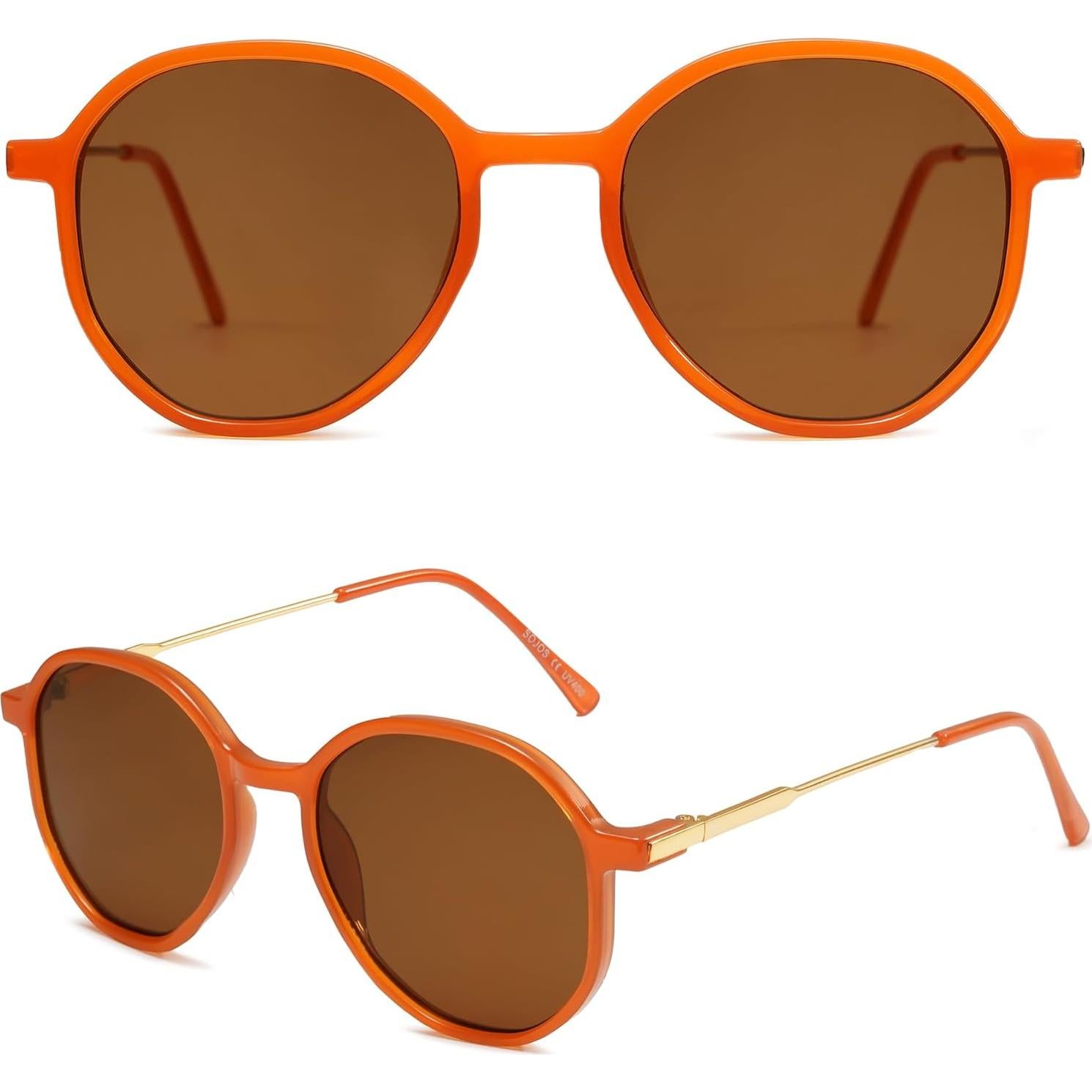 Gafas de sol hexagonales SOJOS para mujeres UV400