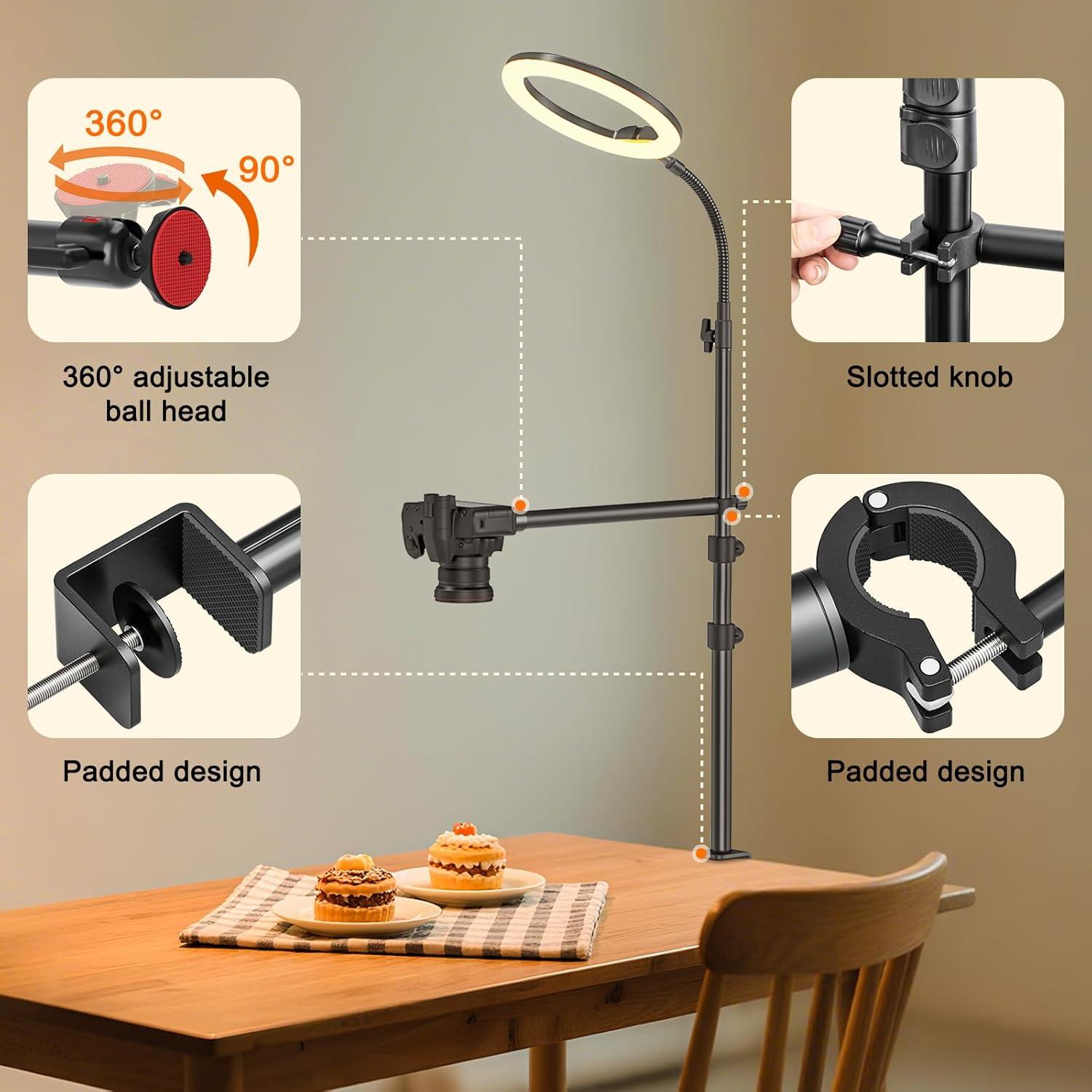 Soporte de Cámara Superior JUBOR, Brazo Articulado 34-81 cm