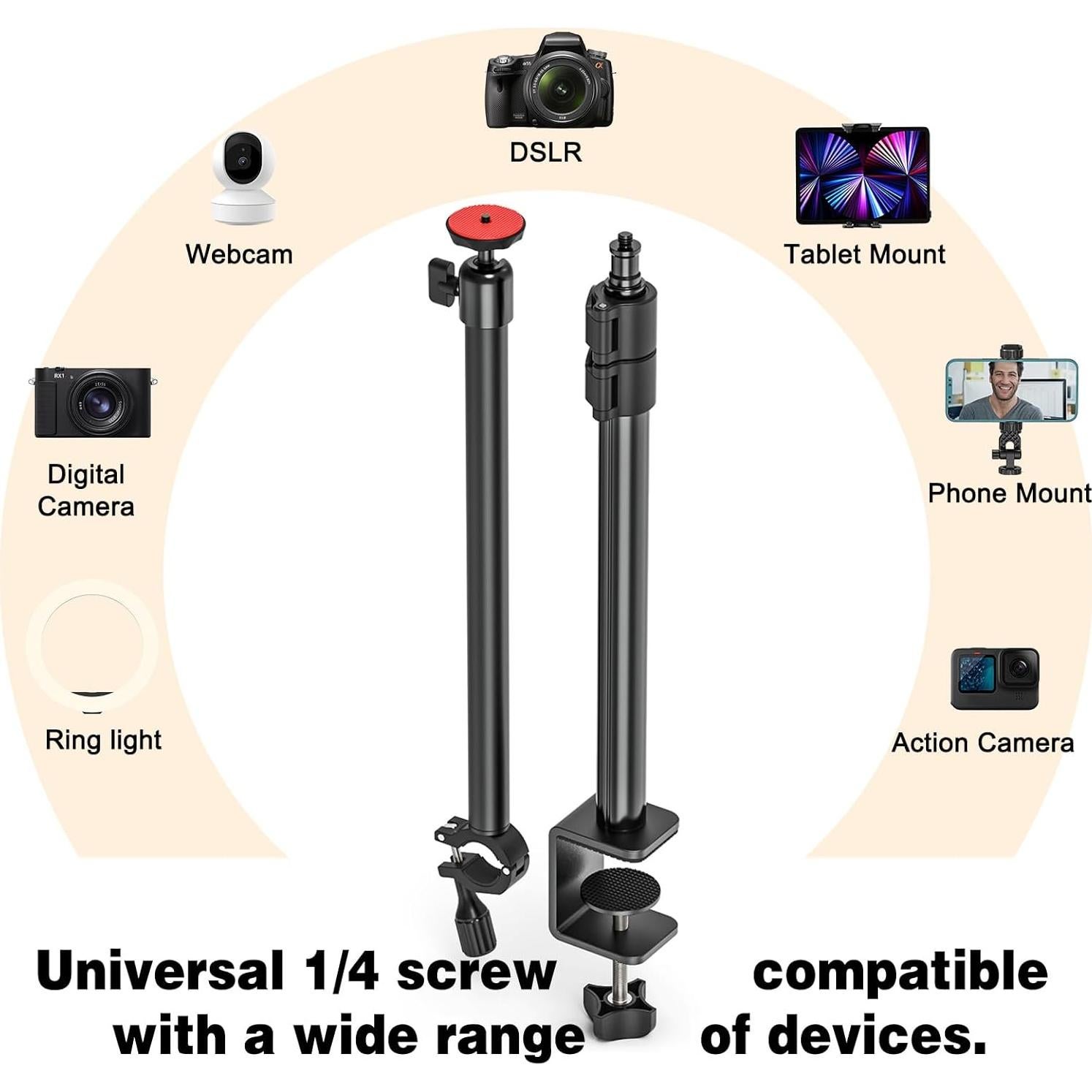 Soporte de Cámara Superior JUBOR, Brazo Articulado 34-81 cm