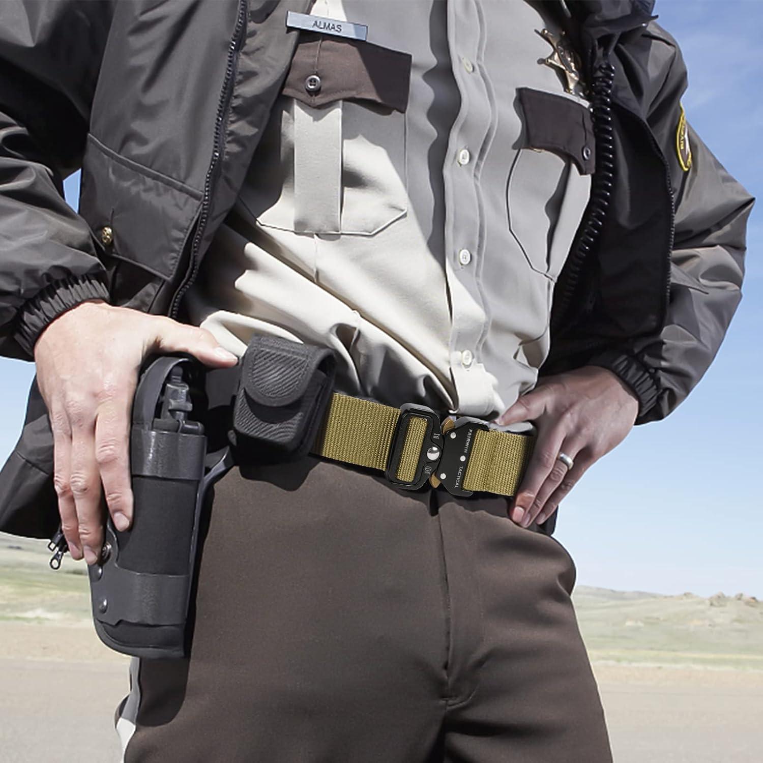 Cinturón Táctico Fairwin 1.5" Nylon Utilitario Hombre