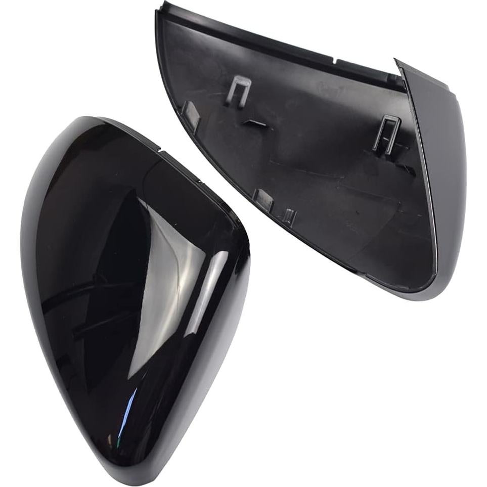 Cubiertas de Espejo Retrovisor Hacreyatu Negro para VW Golf 2013-2020