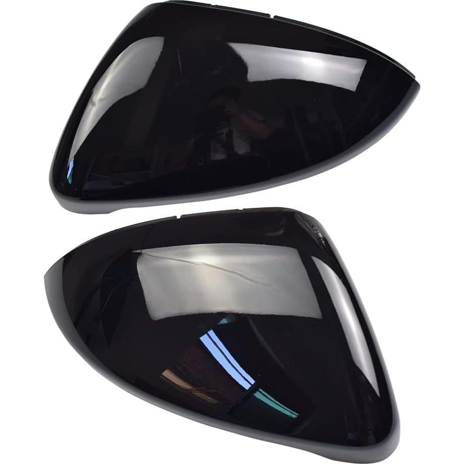 Cubiertas de Espejo Retrovisor Hacreyatu Negro para VW Golf 2013-2020