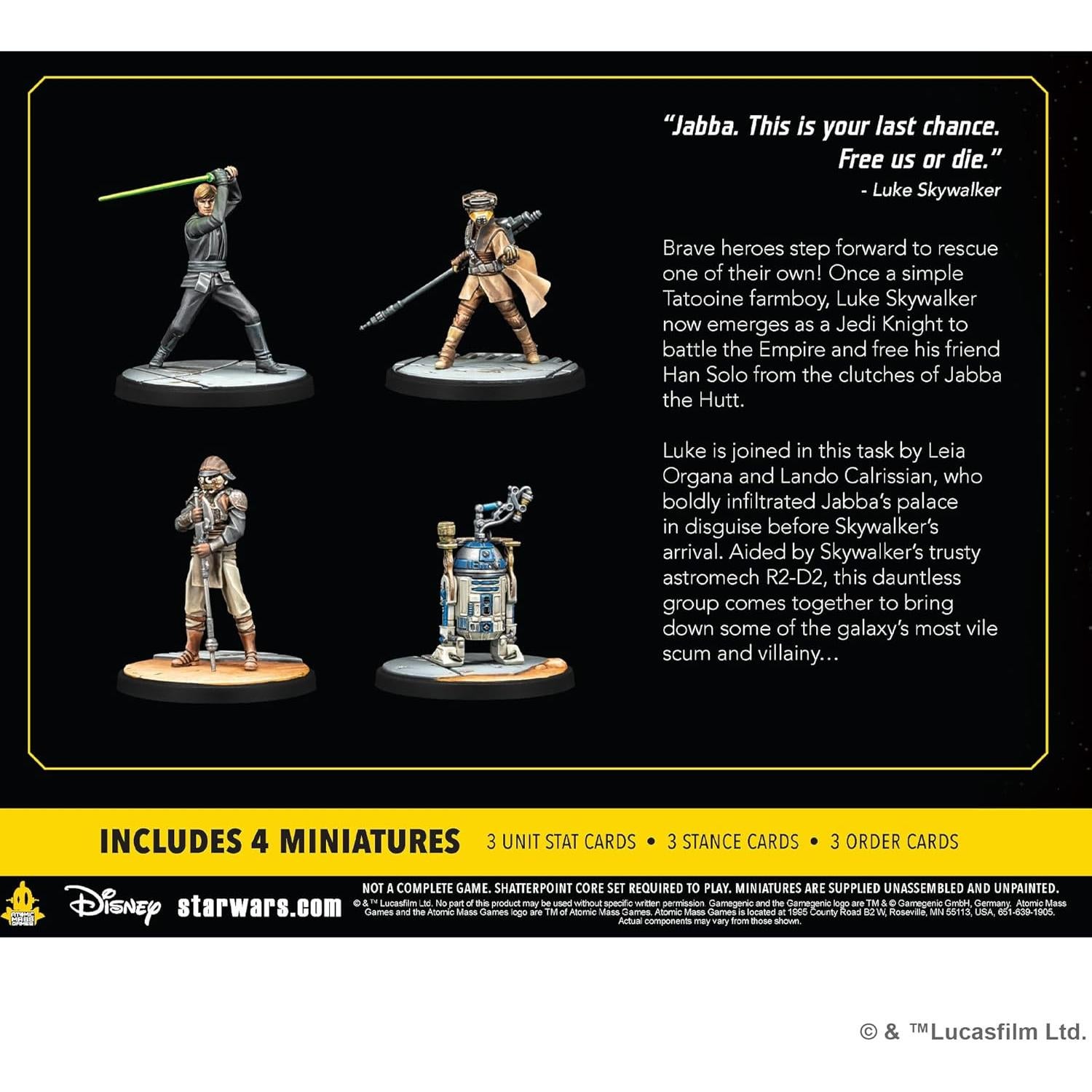 Paquete de Escuadra Star Wars Shatterpoint - 4 Miniaturas