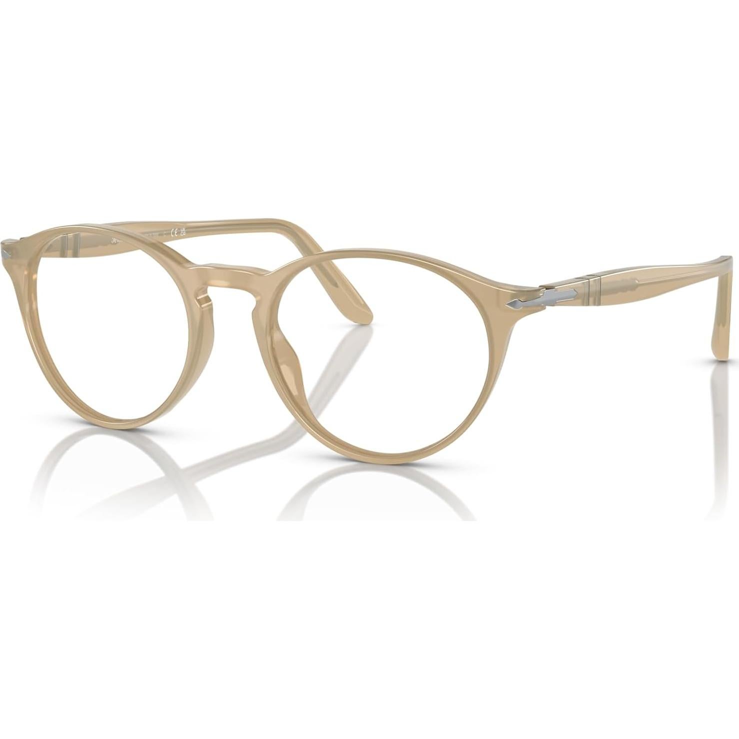 Gafas Recetadas Persol PO3092V Redondas Beige Opalino