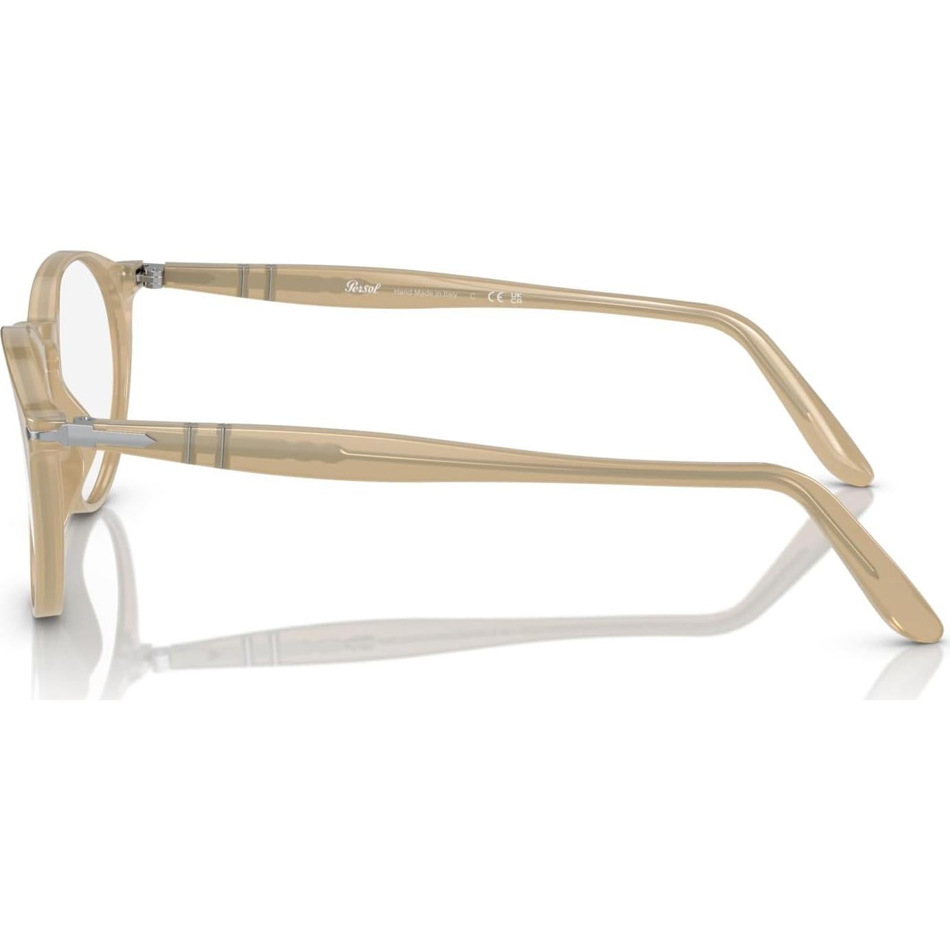 Gafas Recetadas Persol PO3092V Redondas Beige Opalino