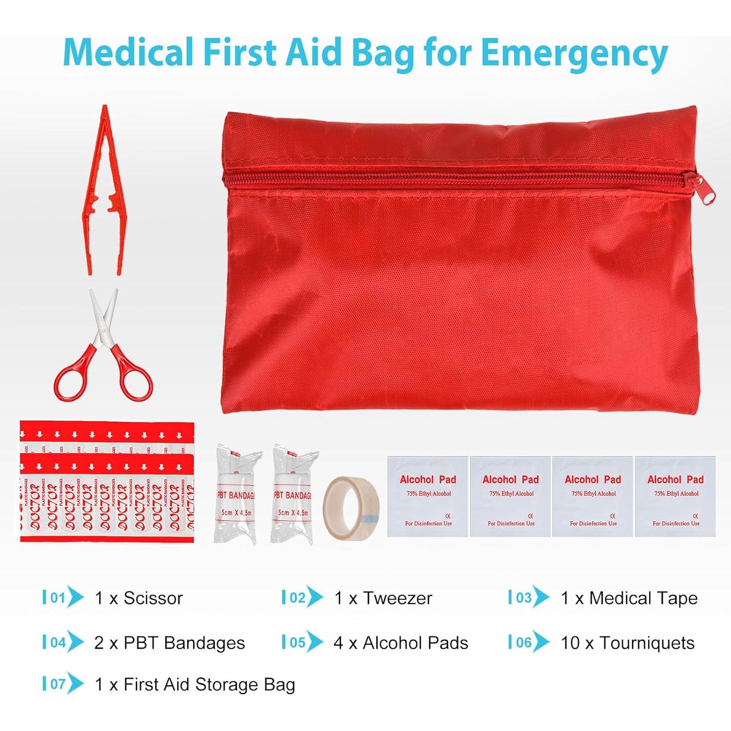 Kit de herramientas de emergencia Ranallto 2.24 kg para auto