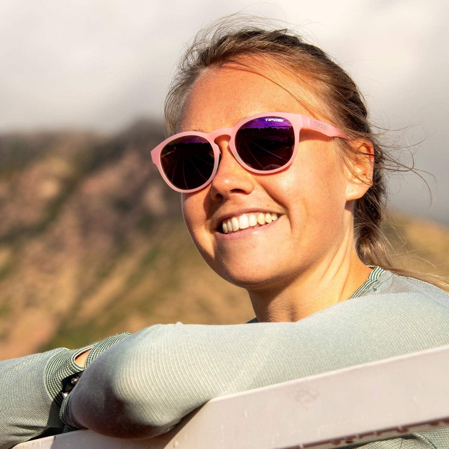 Gafas de sol Tifosi Sport Unisex - Lentes Ahumados Espejo Rosa