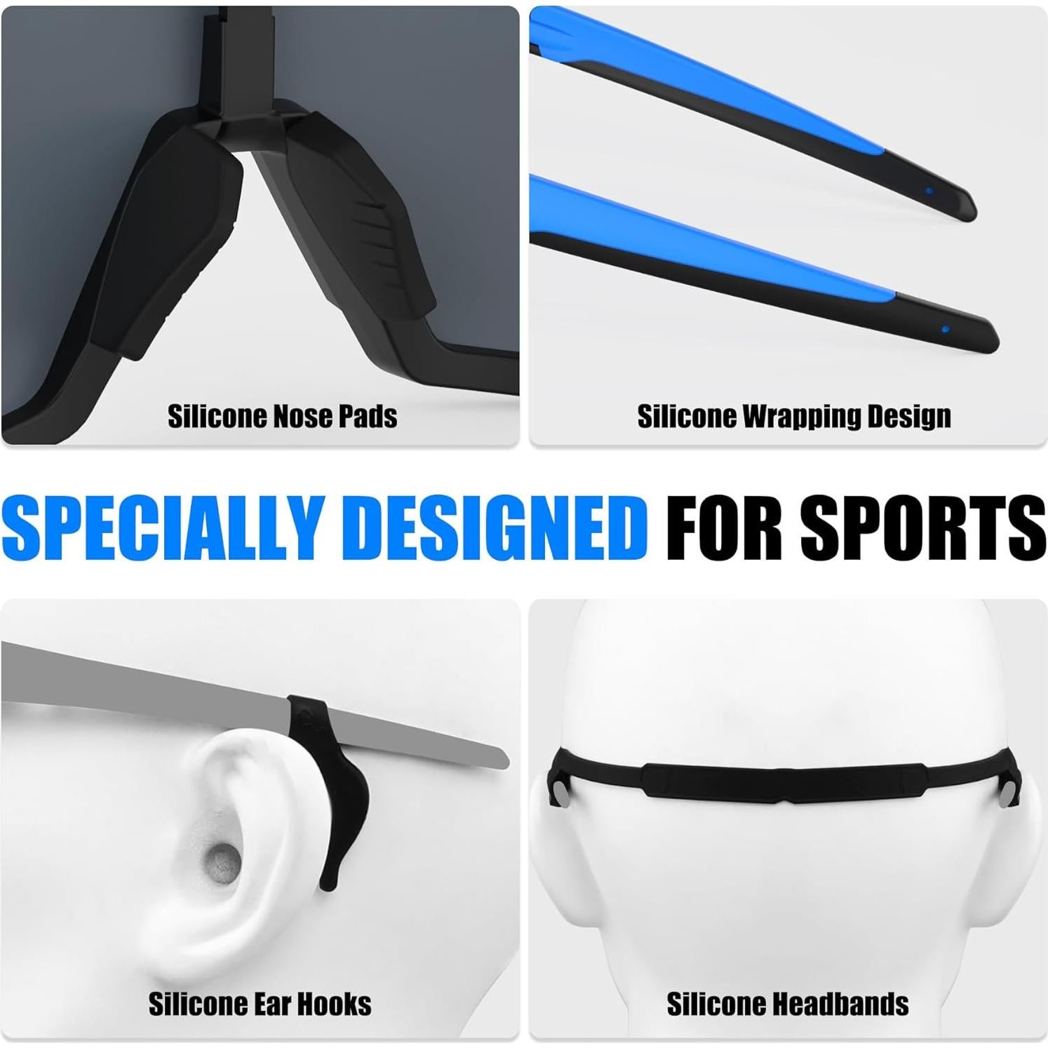 Gafas de Sol X-TIGER Polarizadas con 5 Lentes Intercambiables