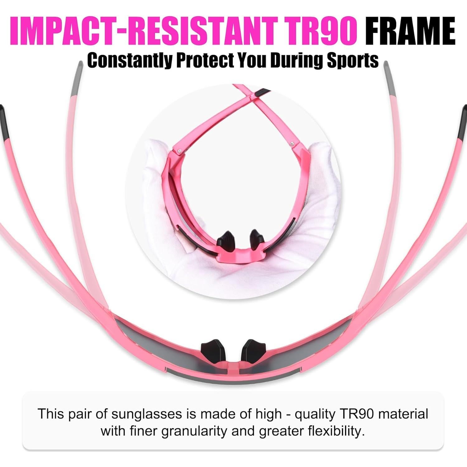 Gafas de Sol Deportivas X-TIGER con 5 Lentes Intercambiables