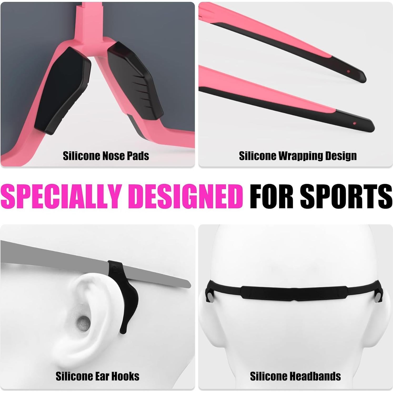 Gafas de Sol Deportivas X-TIGER con 5 Lentes Intercambiables