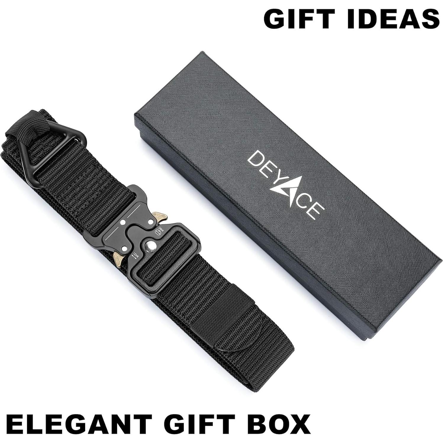 Cinturón Táctico DEYACE Unisex 1.5" Nylon Verde XL