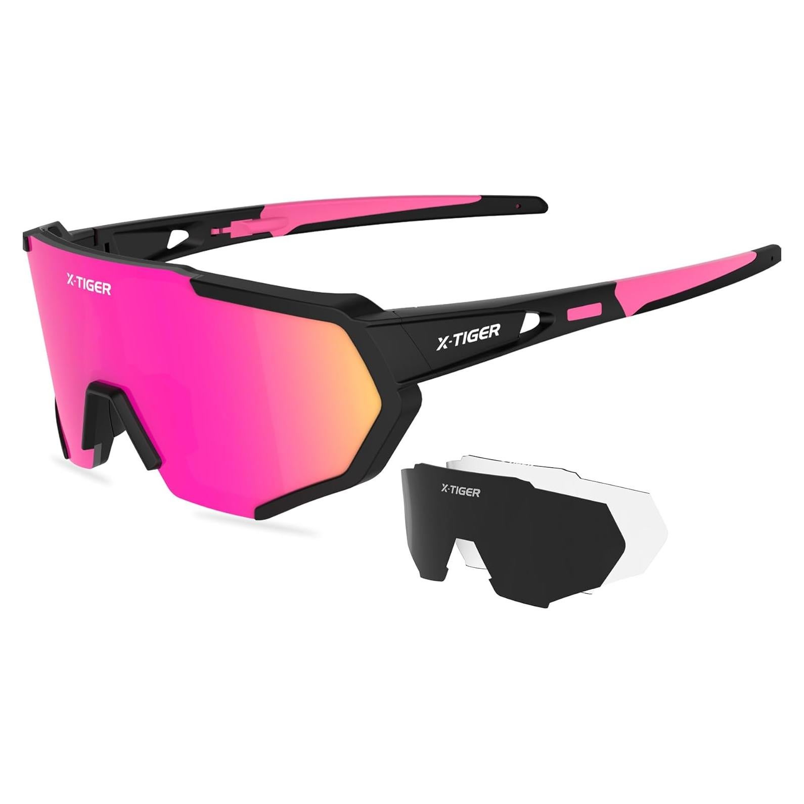 Gafas de Sol X-TIGER Polarizadas con 5 Lentes Intercambiables