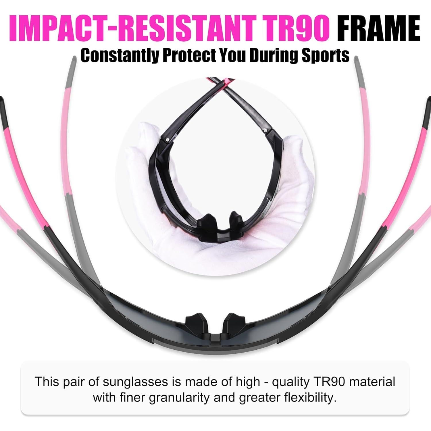 Gafas de Sol X-TIGER Polarizadas con 5 Lentes Intercambiables