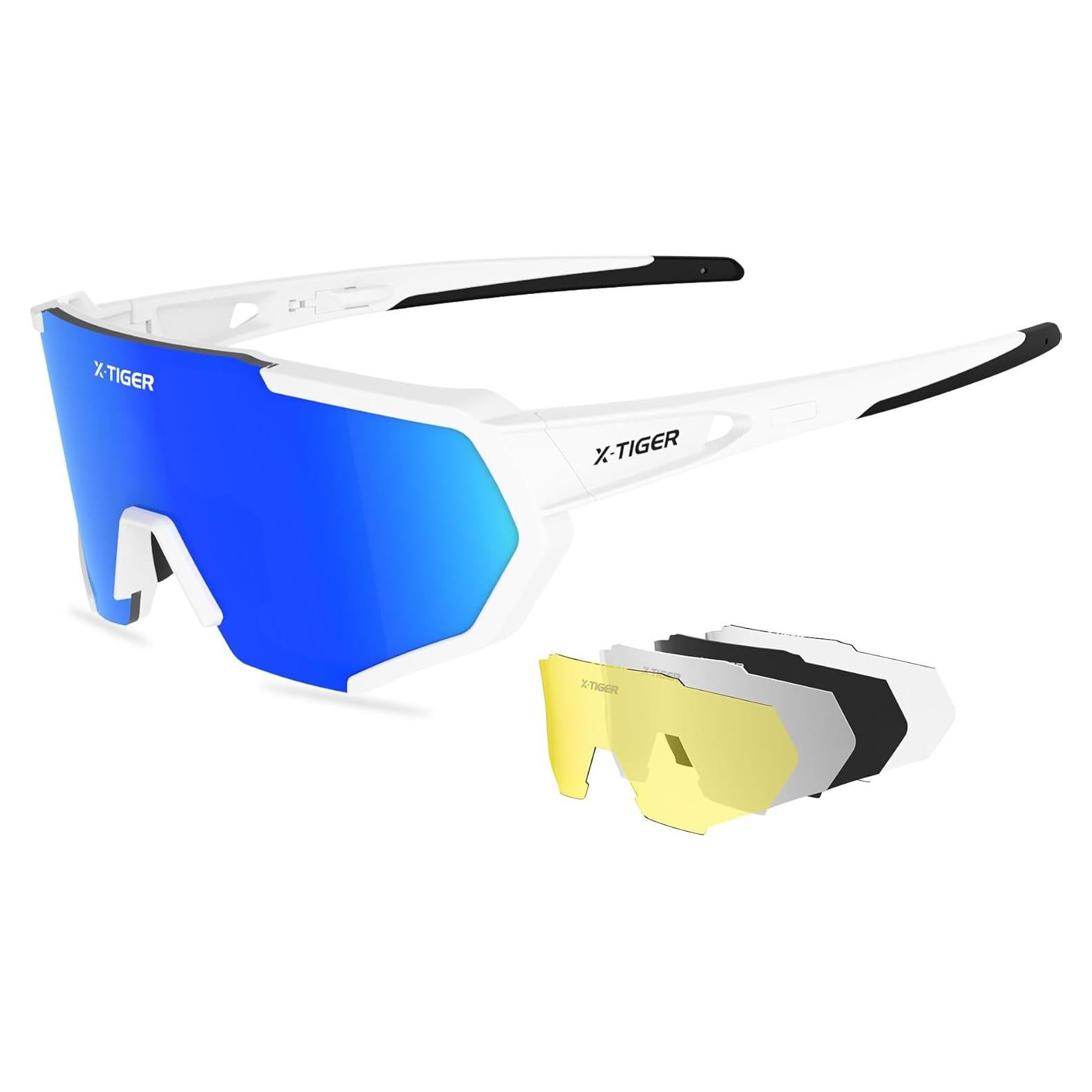 Gafas de Sol X-TIGER Deportivas Polarizadas 5 Lentes