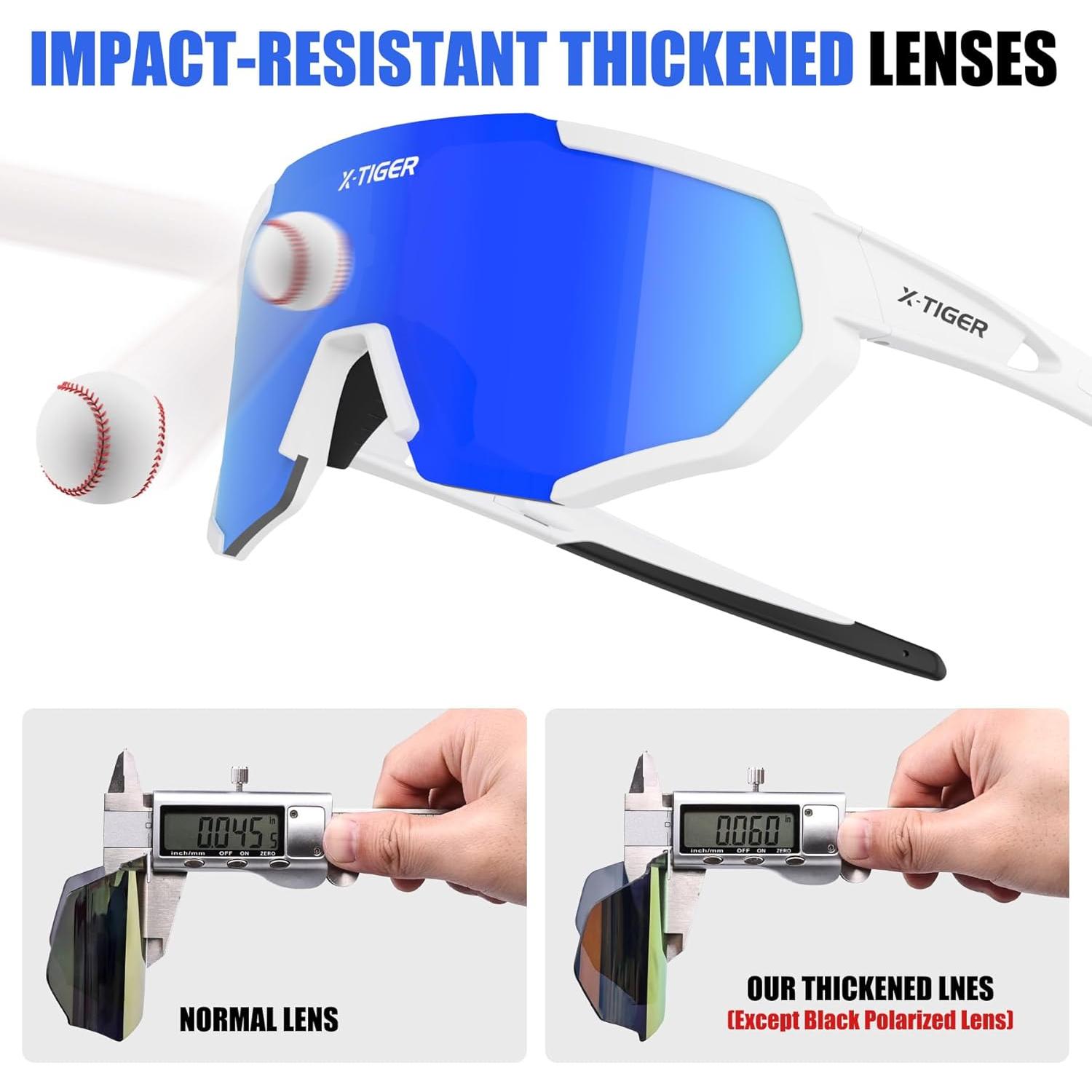 Gafas de Sol X-TIGER Deportivas Polarizadas 5 Lentes