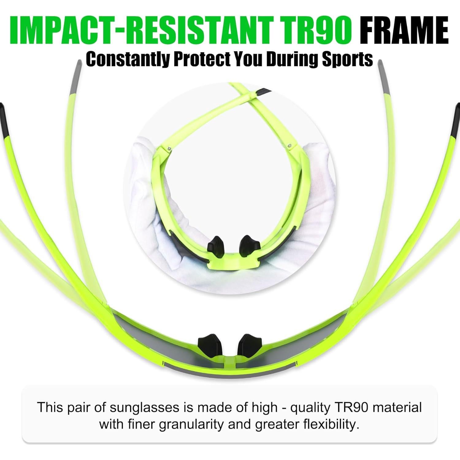 Gafas de Sol X-TIGER Polarizadas con 5 Lentes Intercambiables