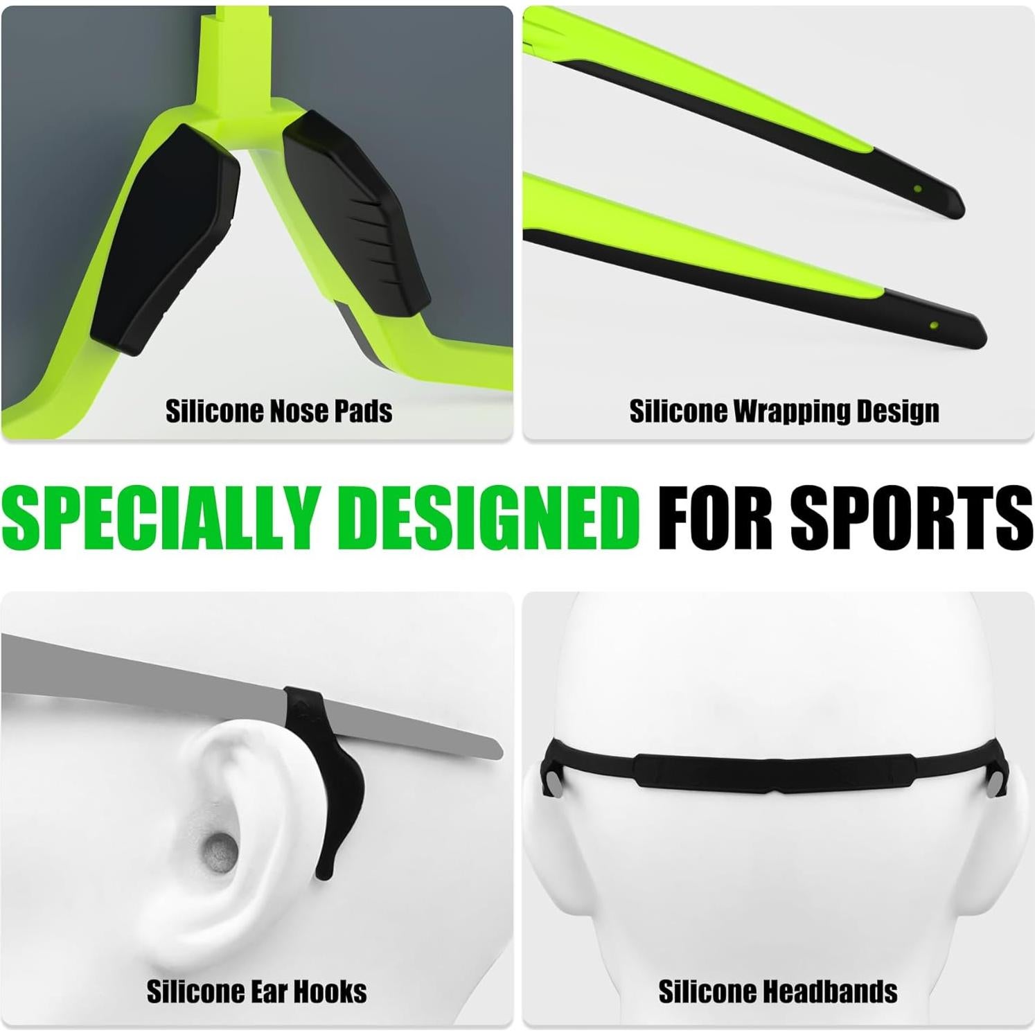 Gafas de Sol X-TIGER Polarizadas con 5 Lentes Intercambiables