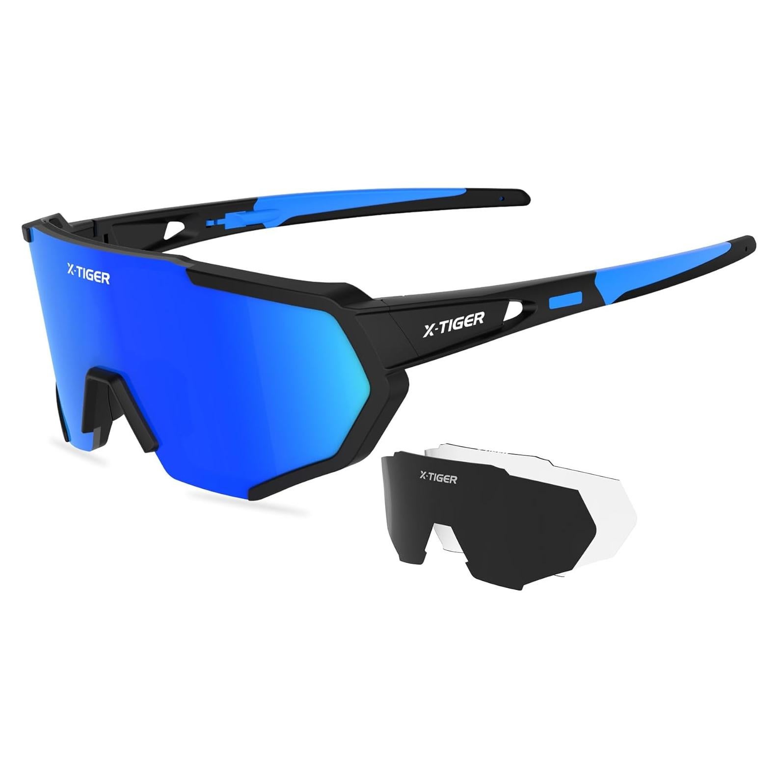 Gafas de Sol X-TIGER Polarizadas 5 Lentes Intercambiables