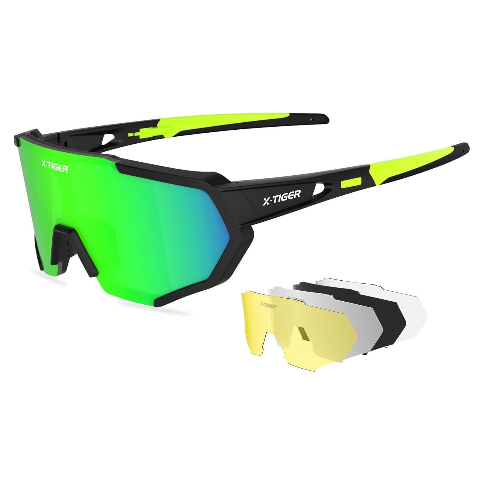 Gafas de Sol X-TIGER Polarizadas 5 Lentes Intercambiables