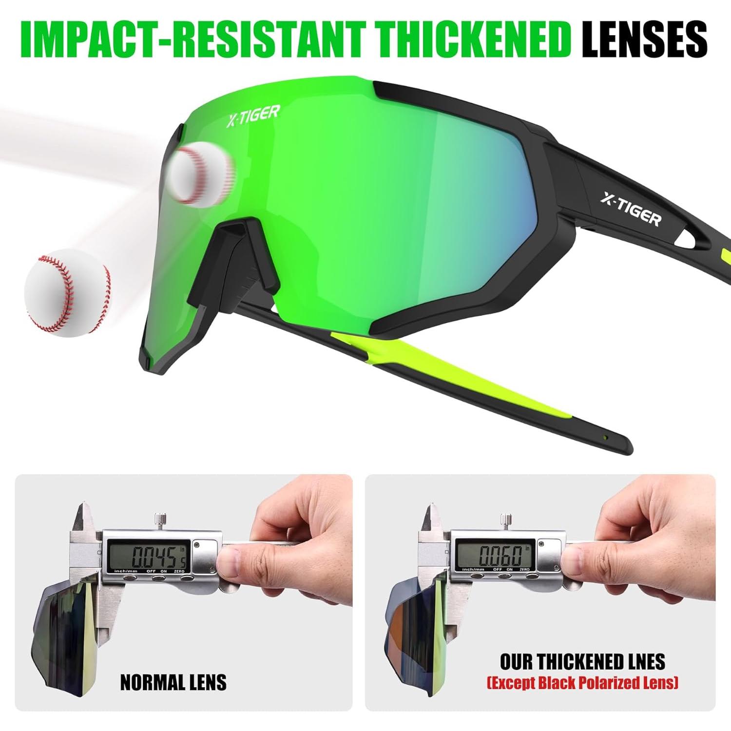 Gafas de Sol X-TIGER Polarizadas 5 Lentes Intercambiables