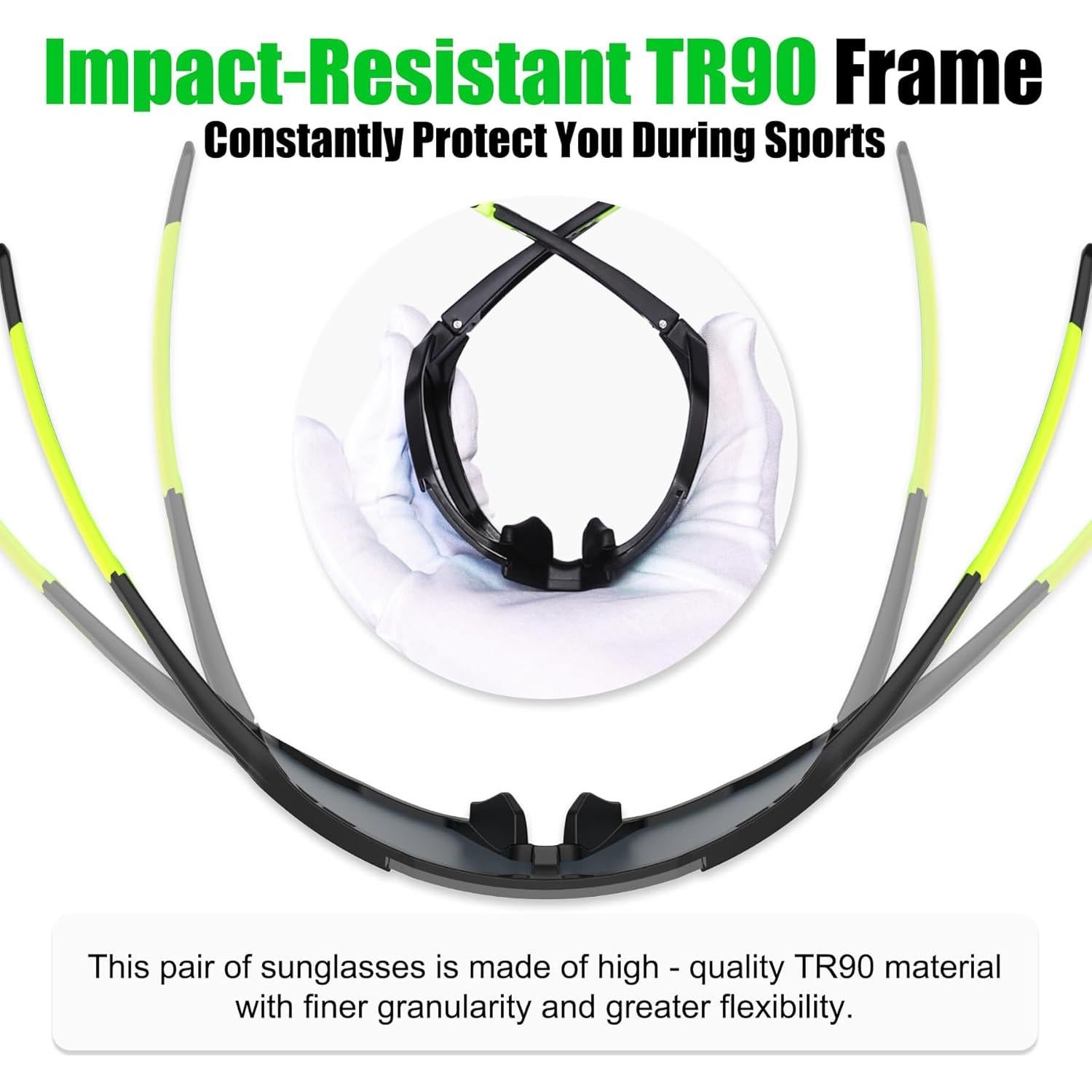 Gafas de Sol X-TIGER Polarizadas 5 Lentes Intercambiables